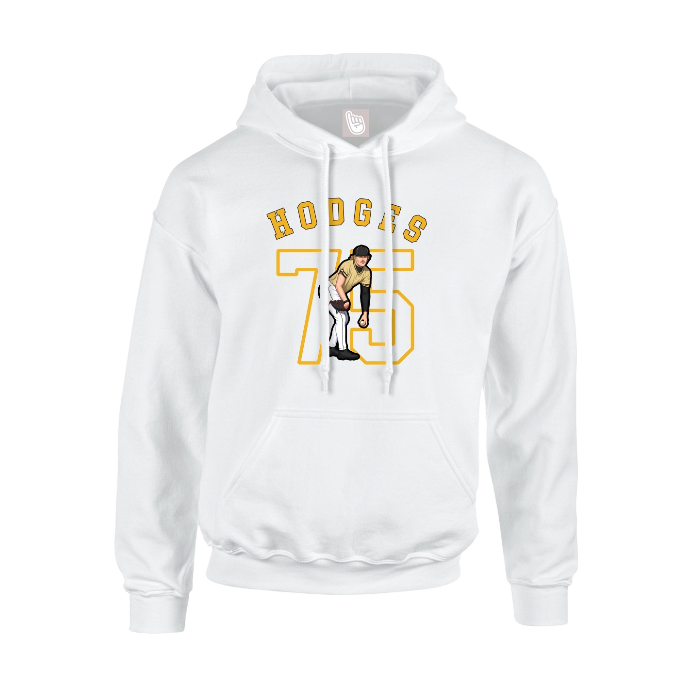 Youth Hoodie — Shirsey Arch in White