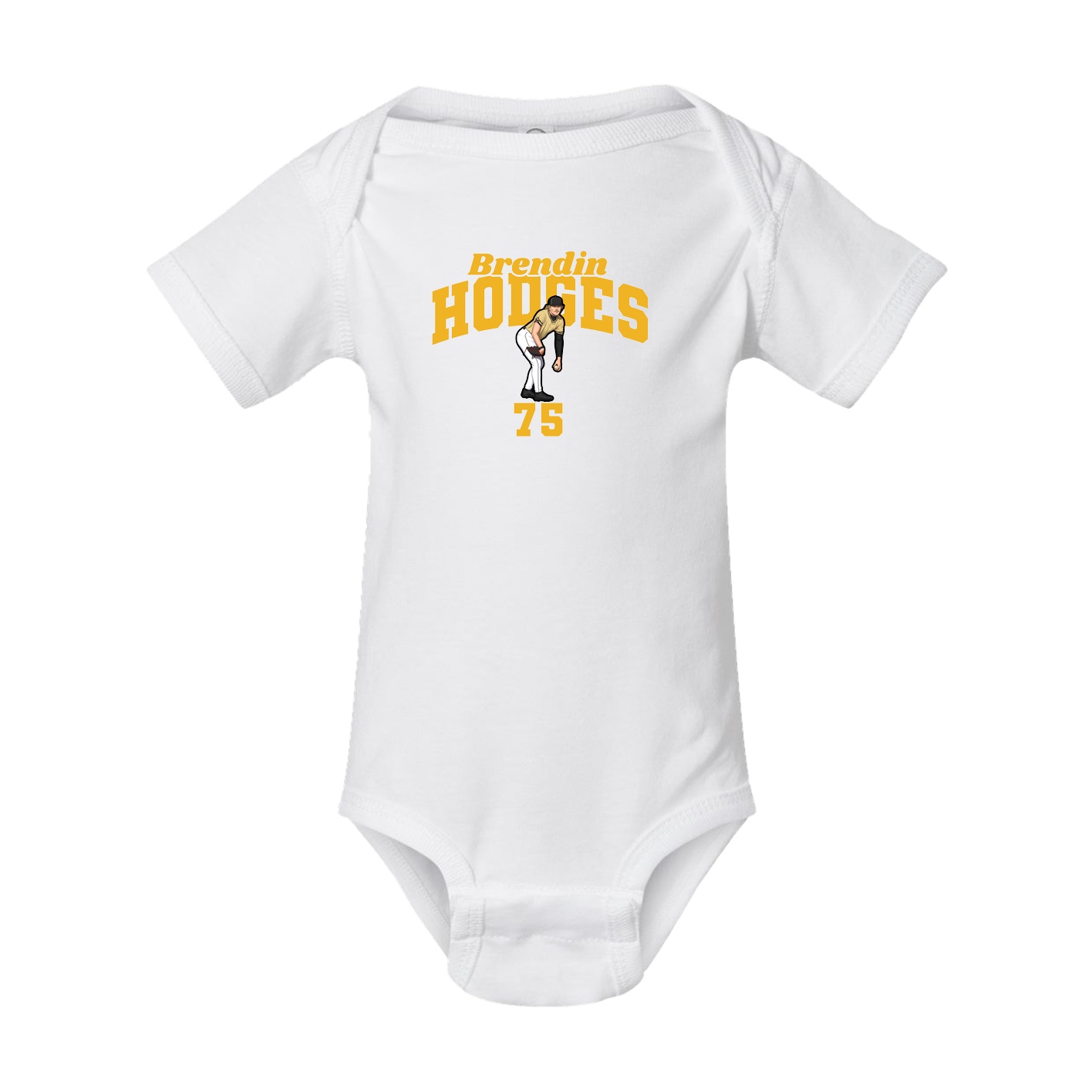 Baby Onesie — Signature Arch in White