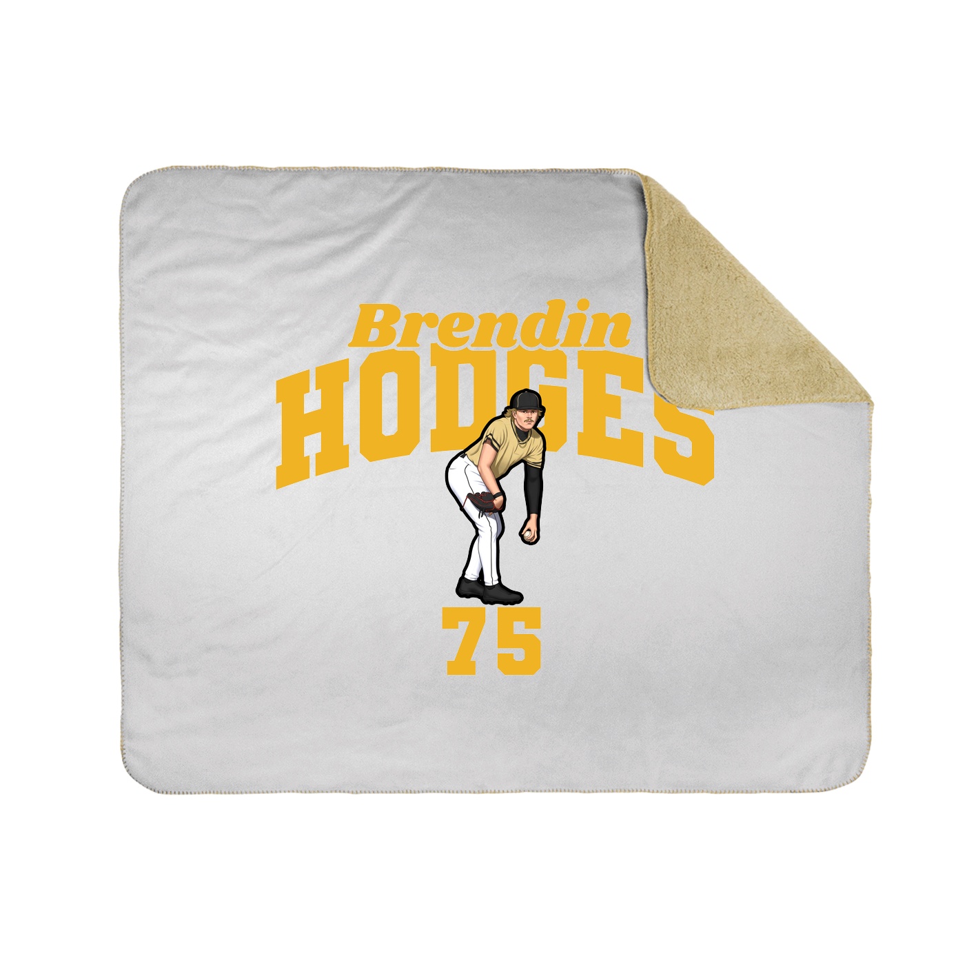Throw Blanket — Signature Arch in White