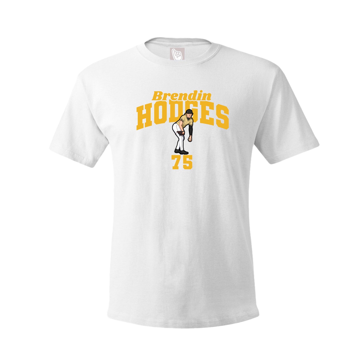Youth Tee — Signature Arch in White