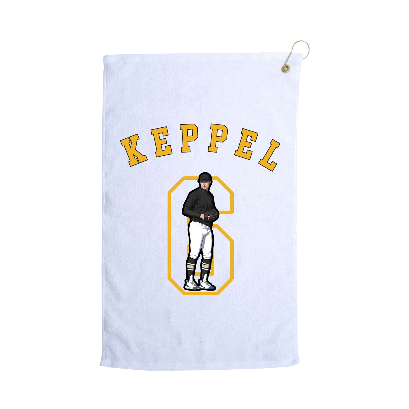 Golf Towel — Shirsey Arch in White
