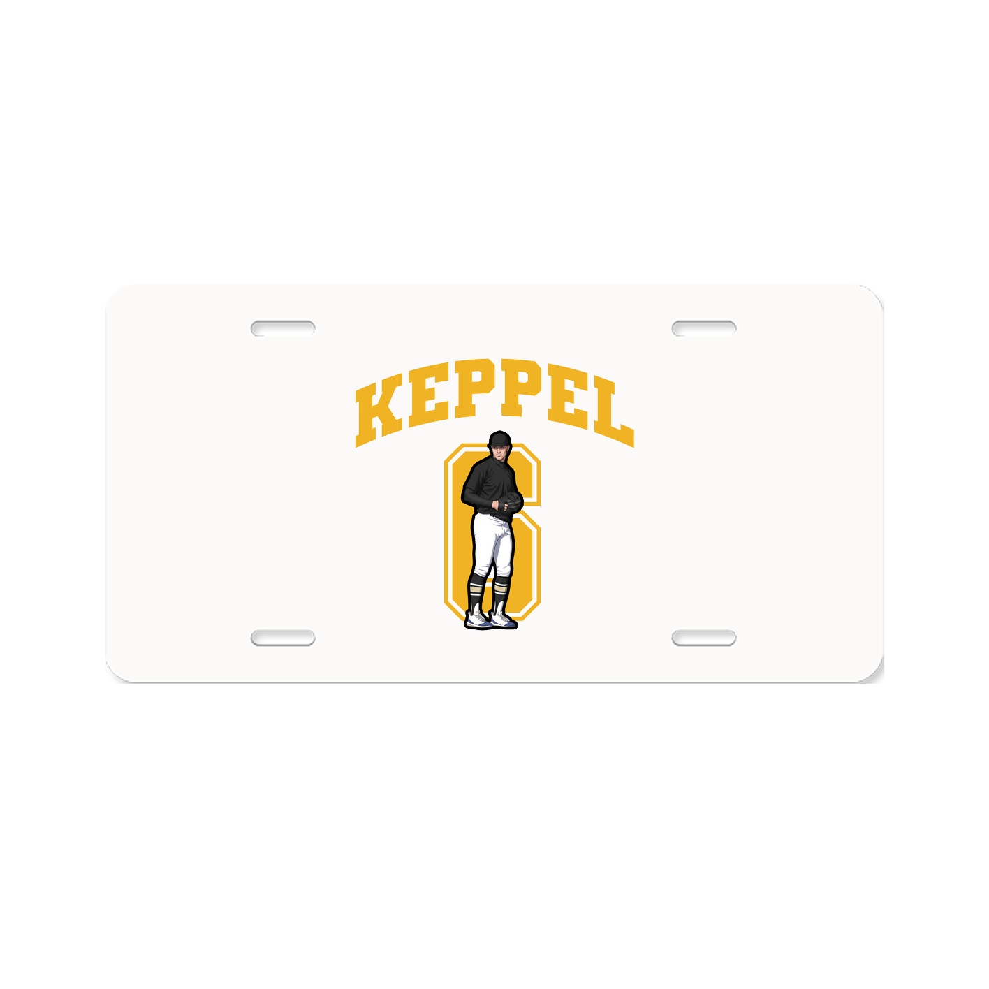 License Plate — Number in Classic