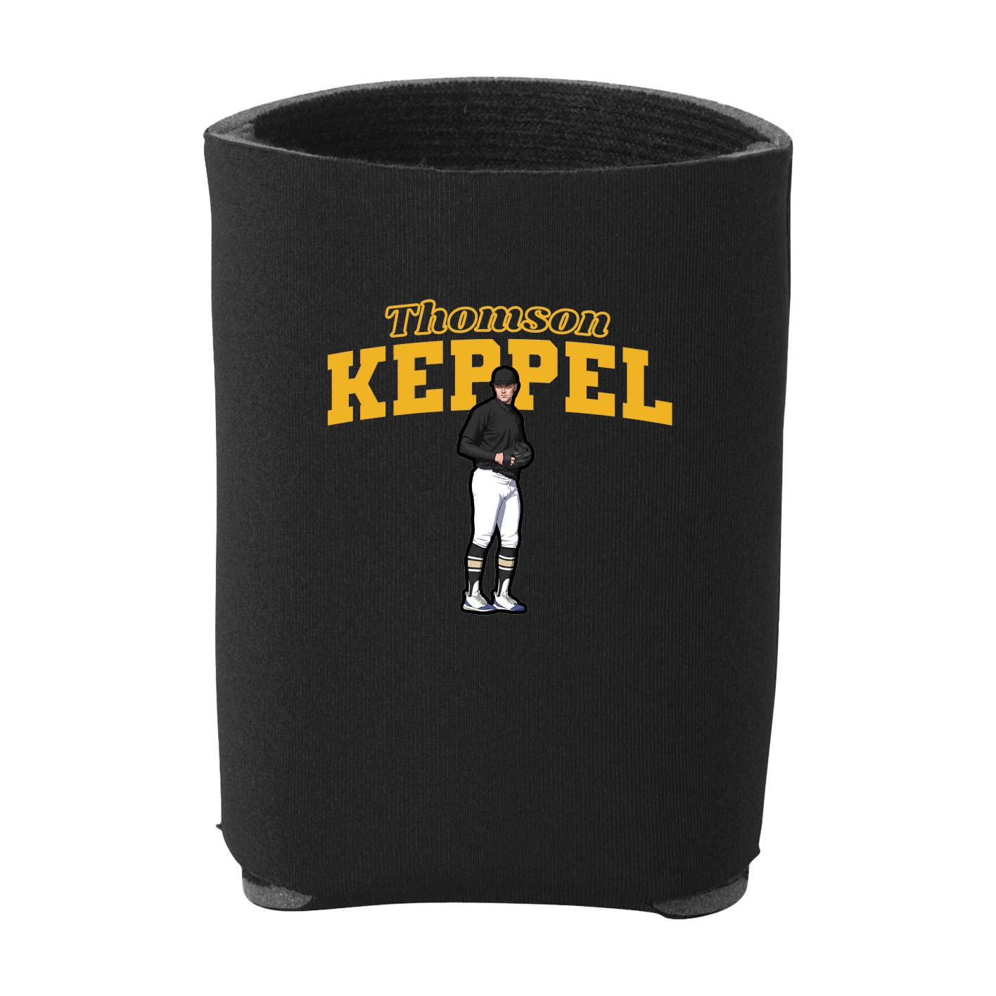 Can Holder — Name Arch in Black