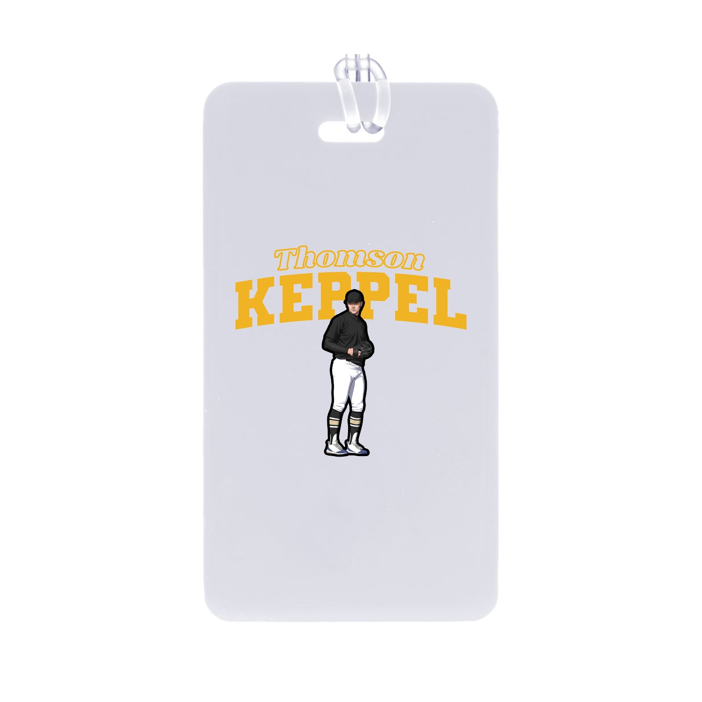Bag Tag — Name Arch in Classic