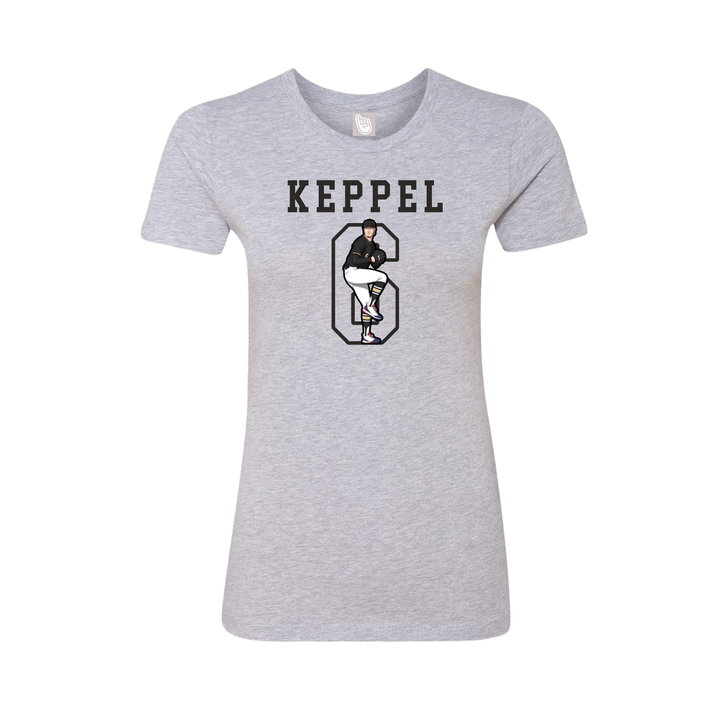 Fitted Women's Tee — Shirsey in Grey