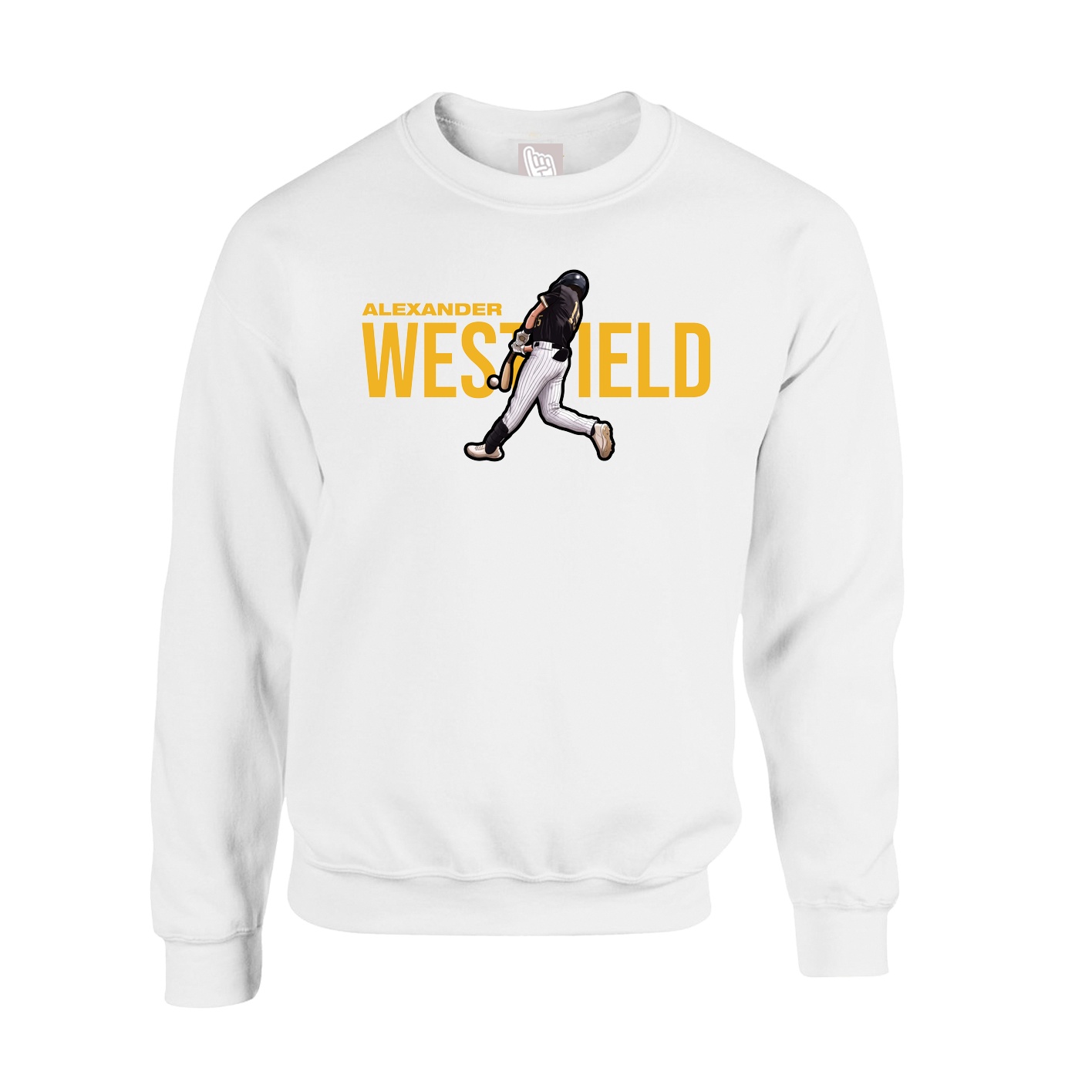 Fleece Crew — Player Name in White
