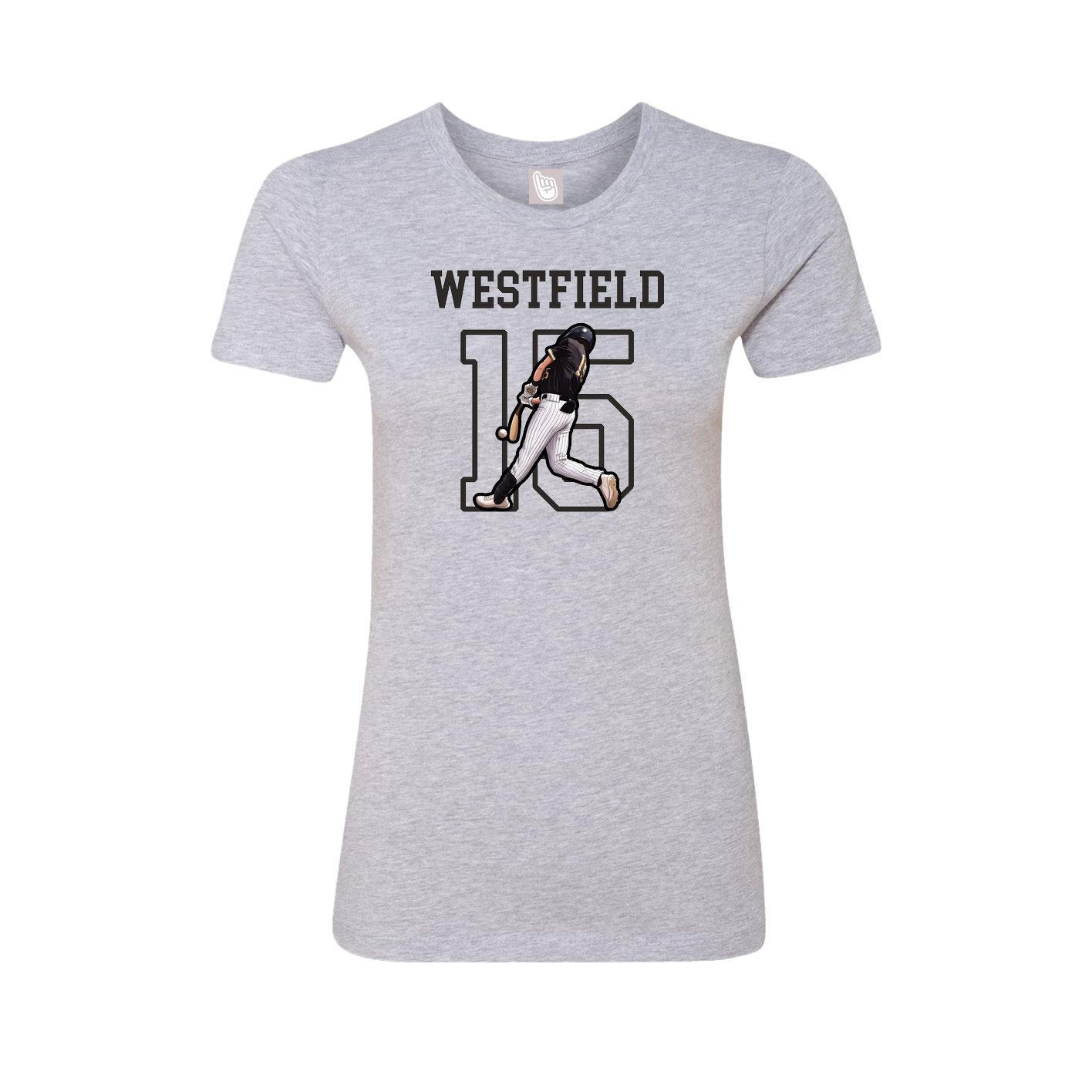 Fitted Women's Tee — Shirsey in Grey