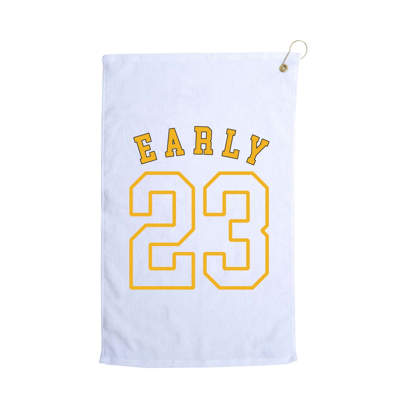 Golf Towel — Shirsey Arch in White