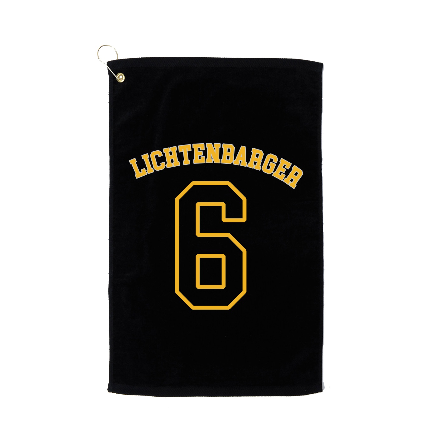 Golf Towel — Shirsey Arch in Black