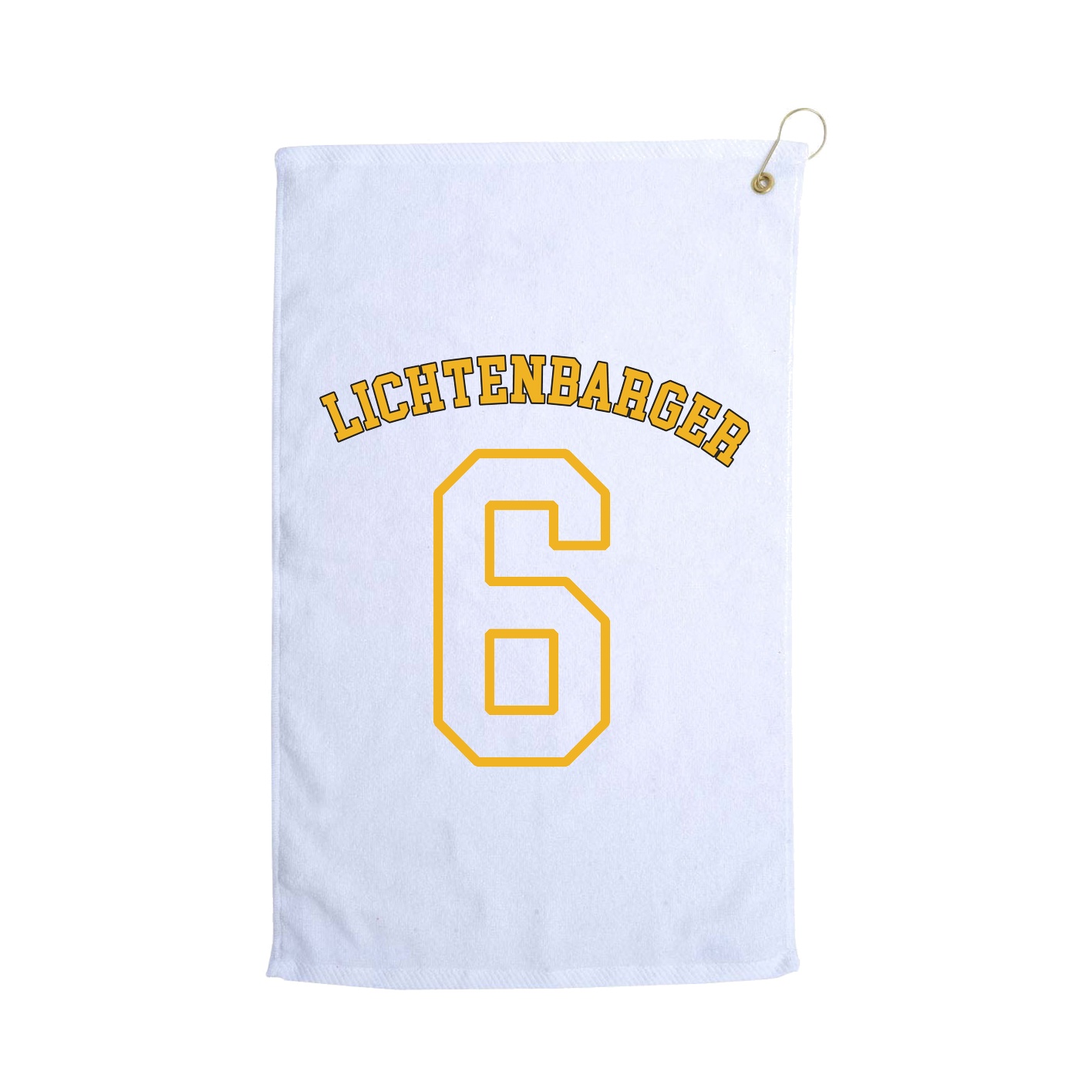 Golf Towel — Shirsey Arch in White