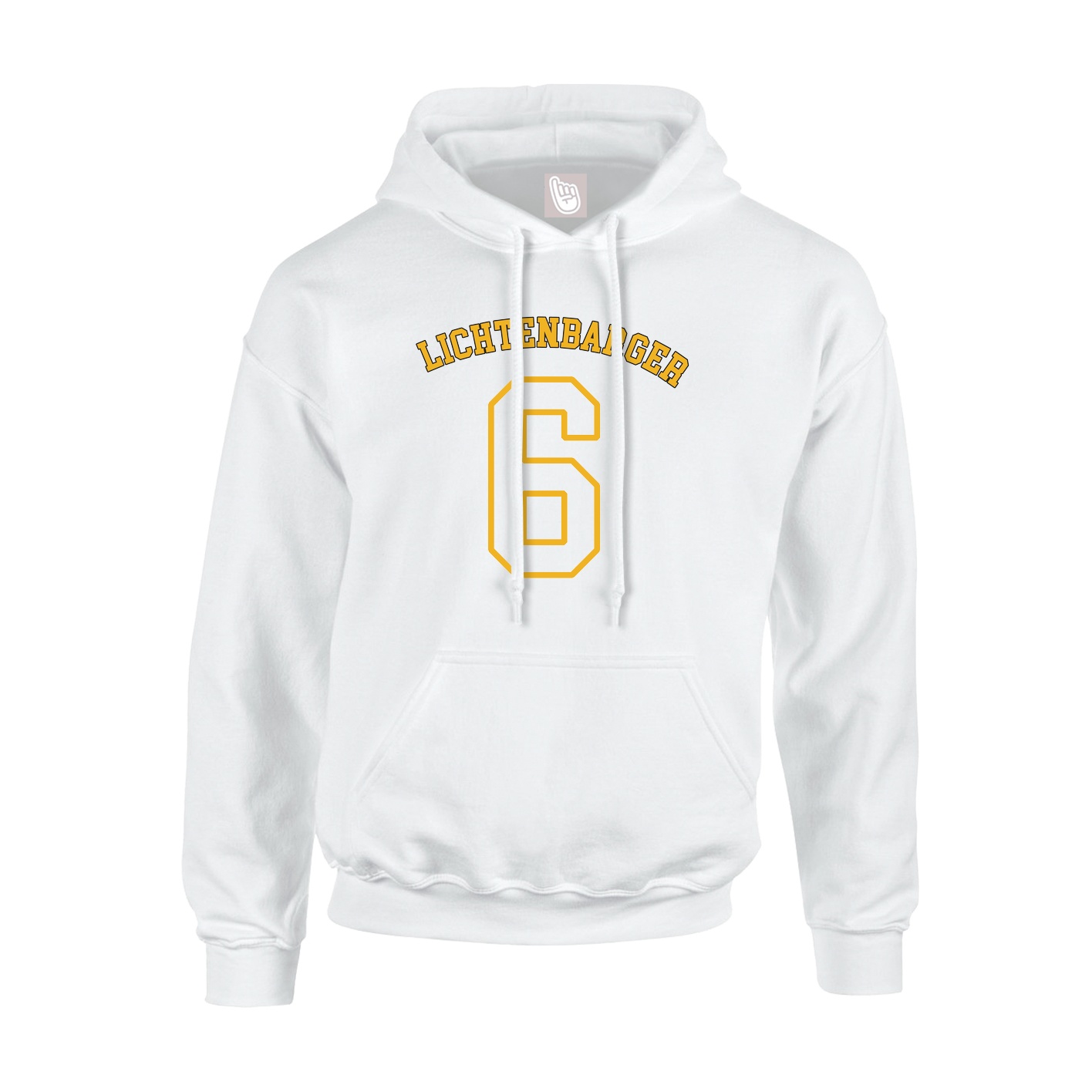 Youth Hoodie — Shirsey Arch in White
