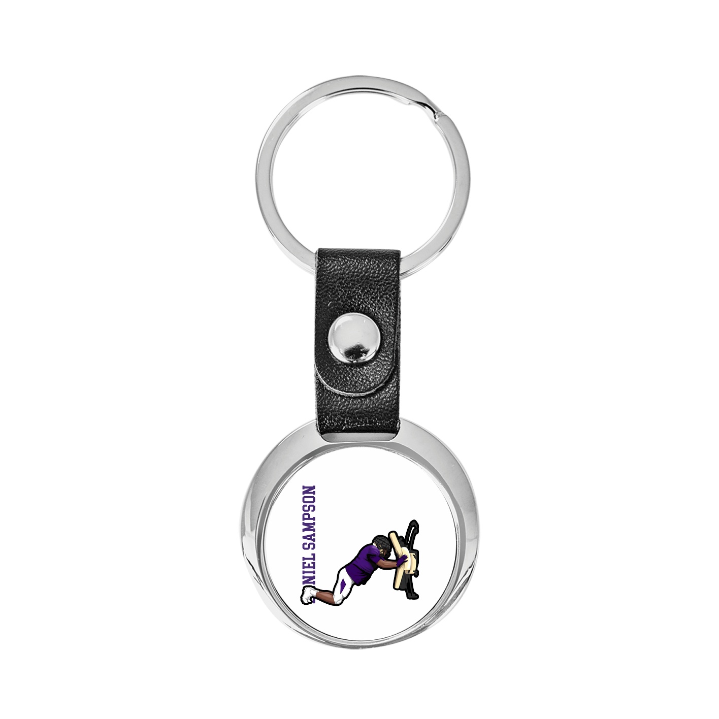 Key Chain — Name Vertical in Classic