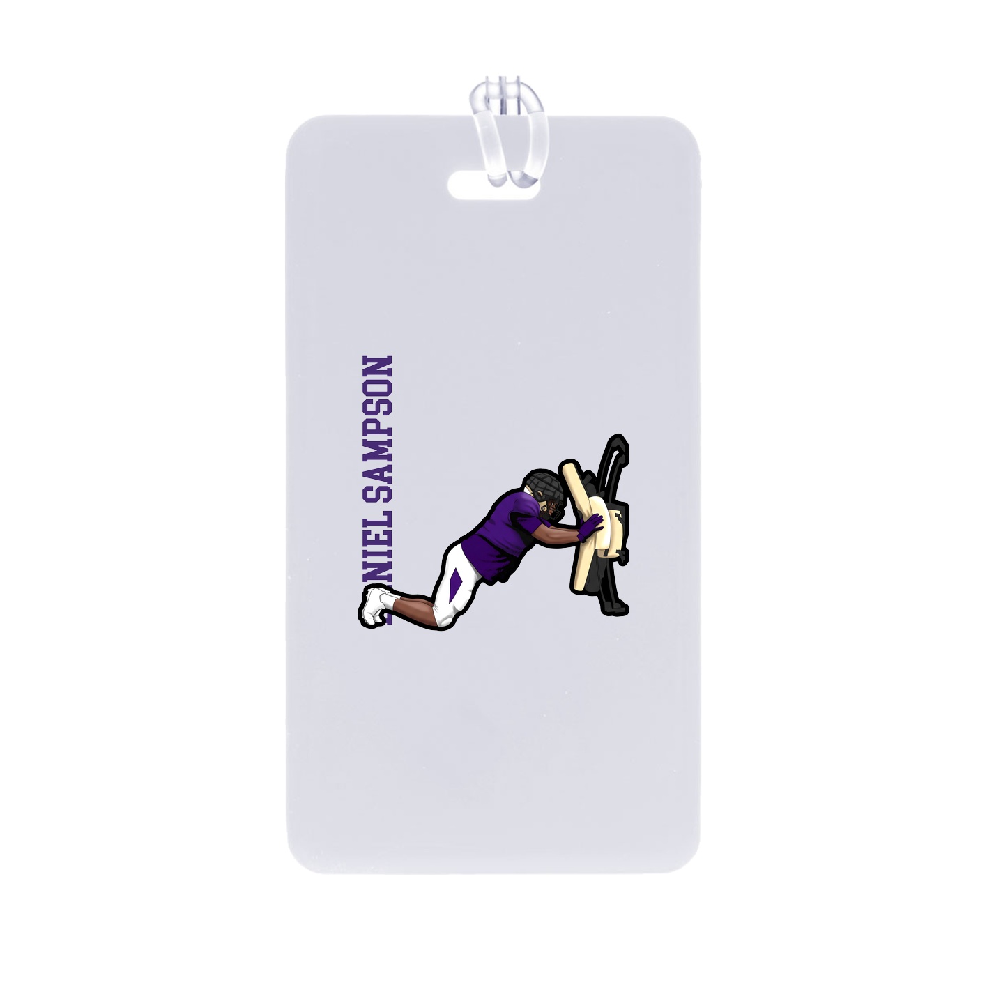 Bag Tag — Name Vertical in Classic