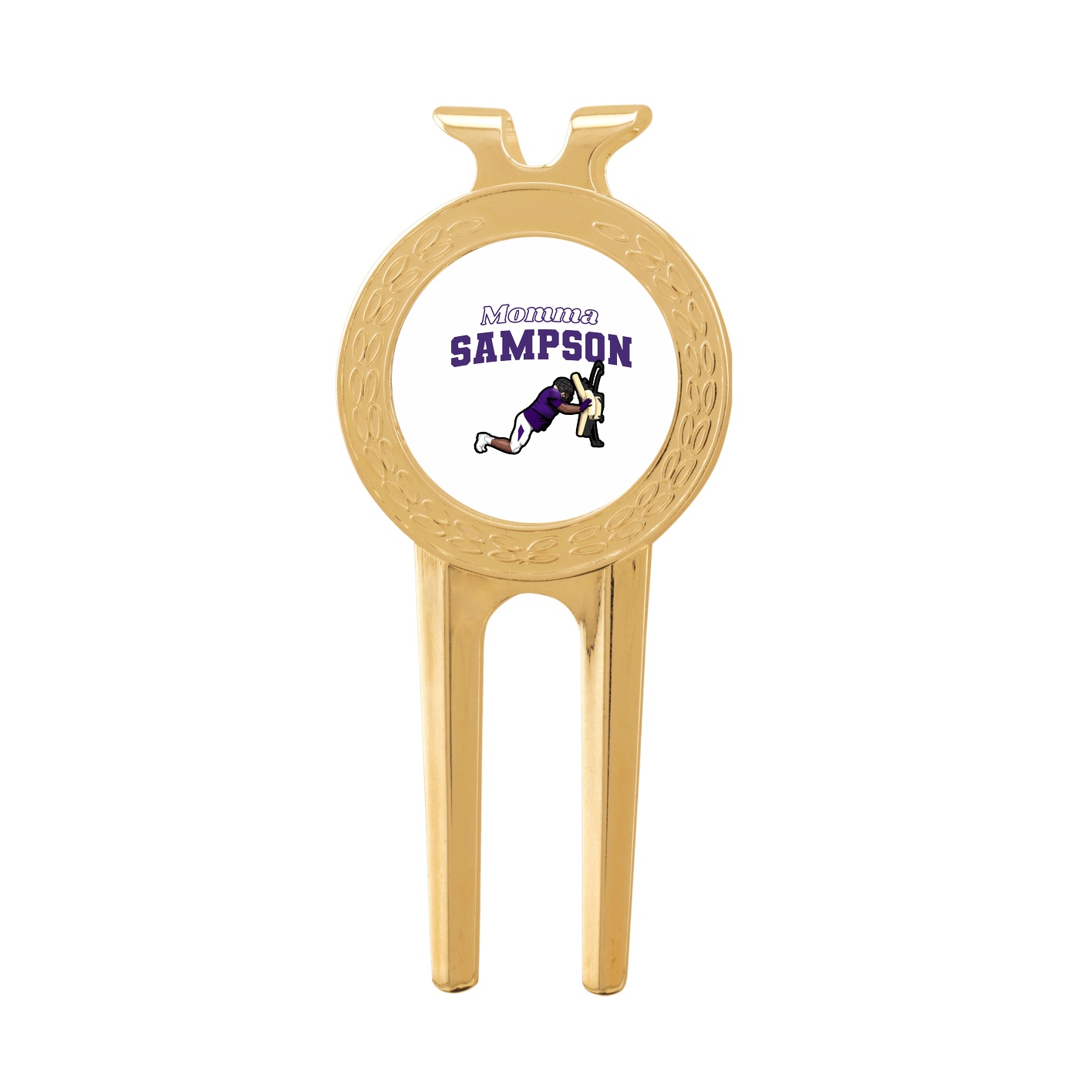 Divot Tool with Ball Marker — Mothers Day Block in Classic