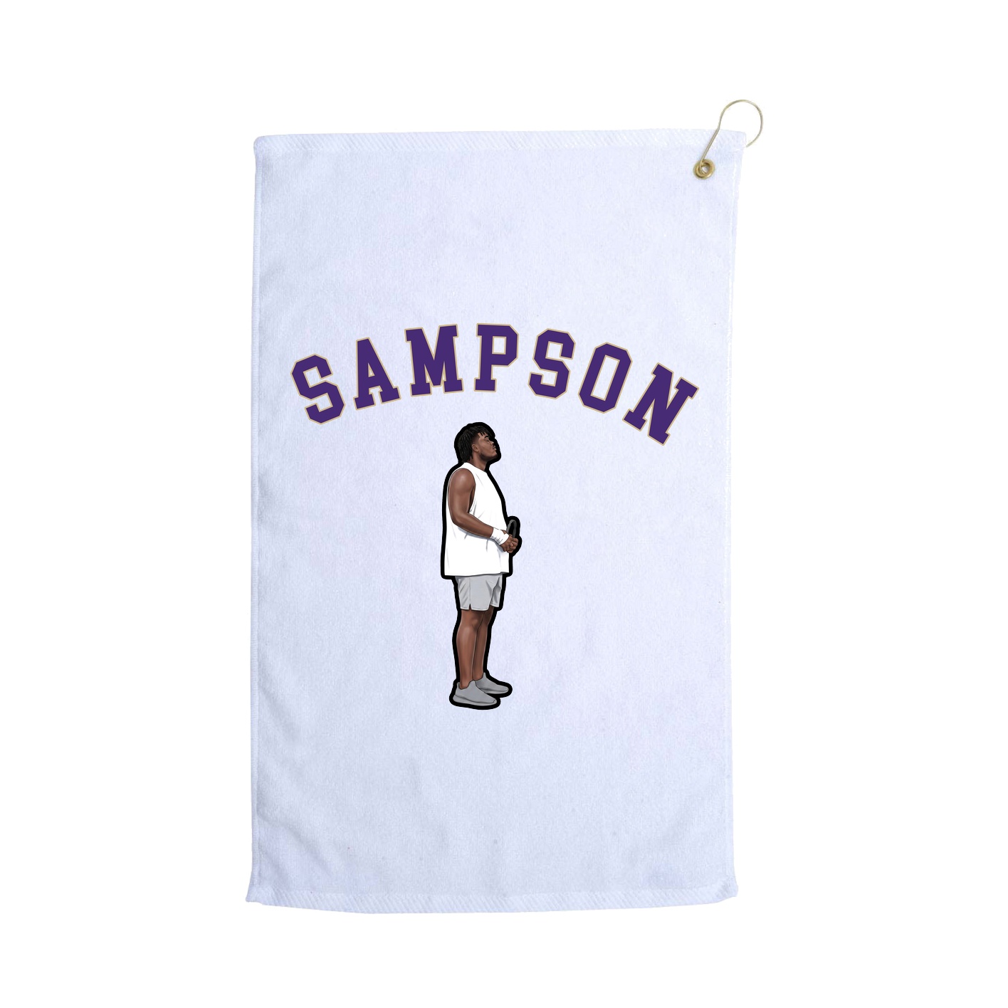 Golf Towel — Shirsey Arch in White