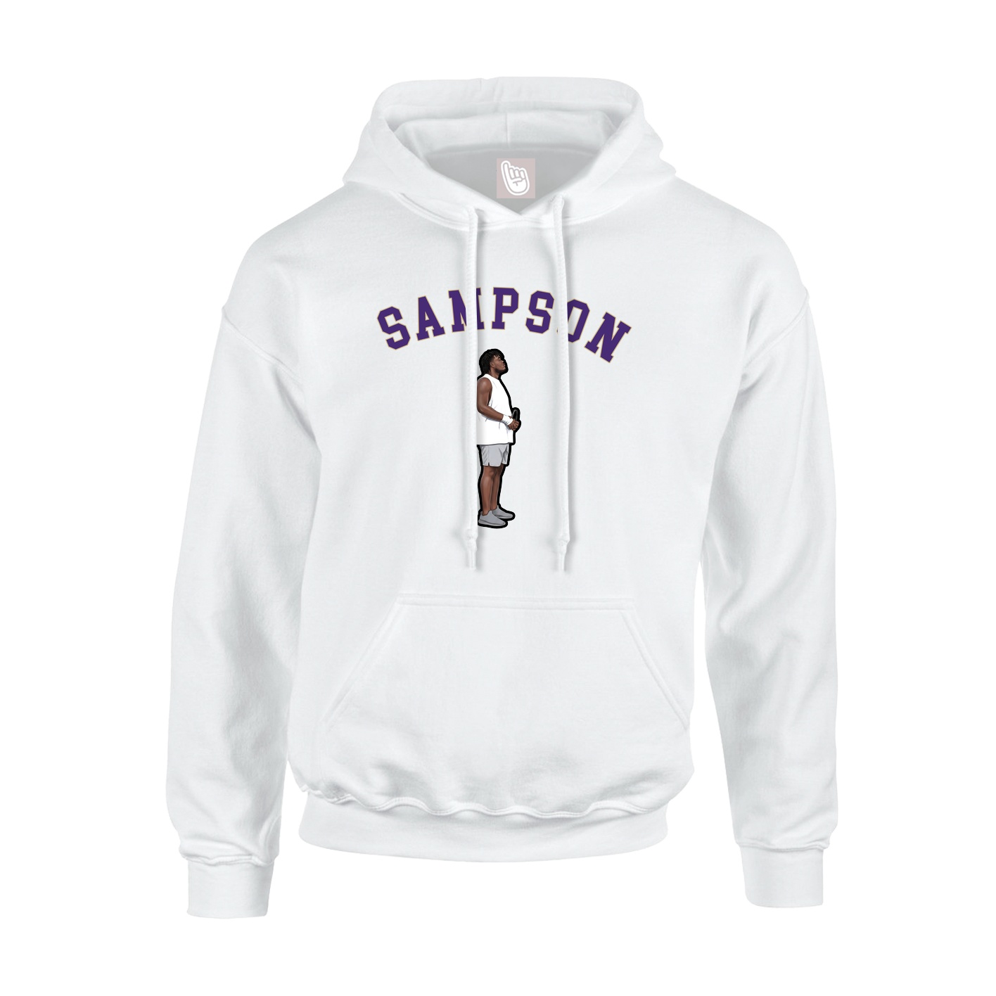 Hoodie — Shirsey Arch in White