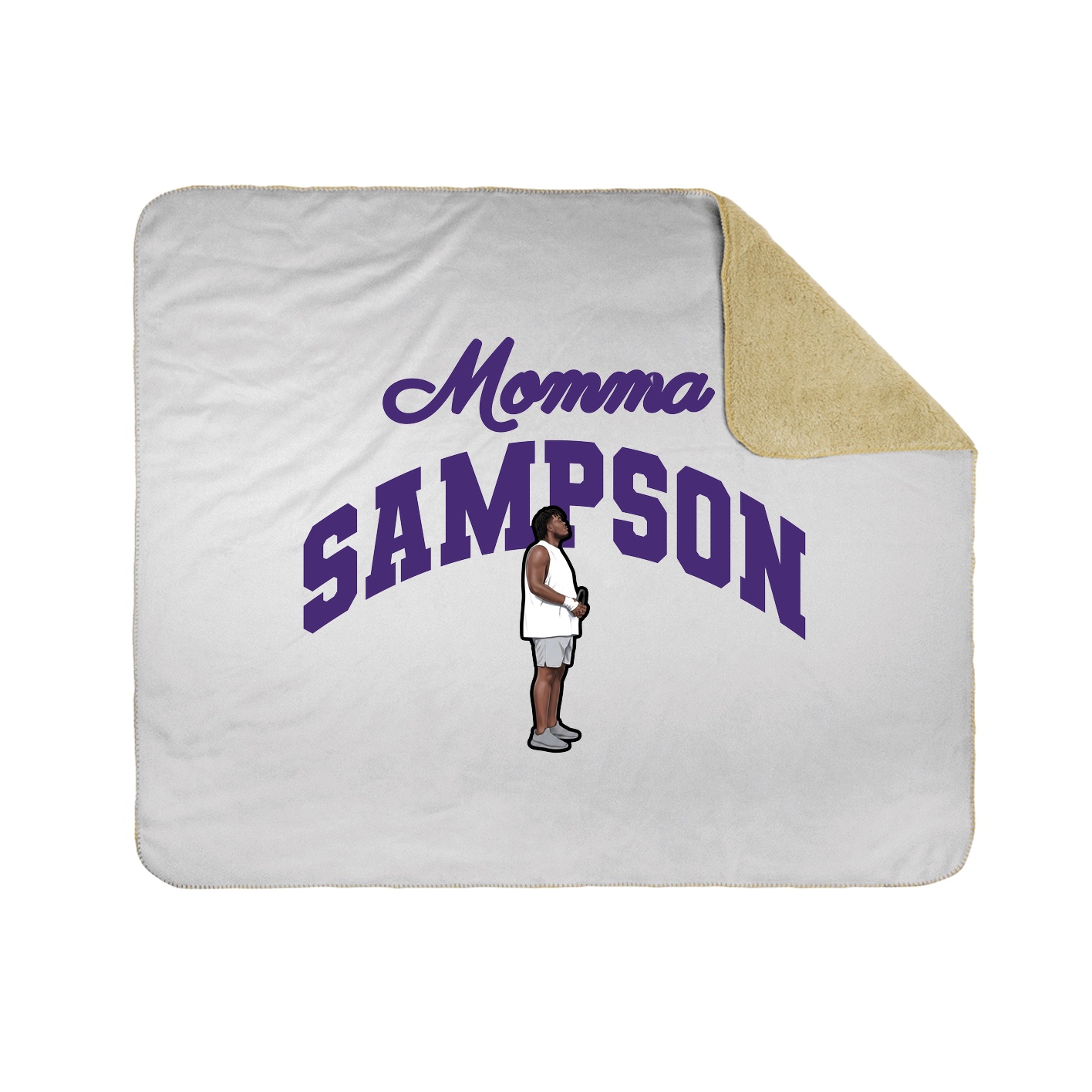 Throw Blanket — Mothers Day Arch in White