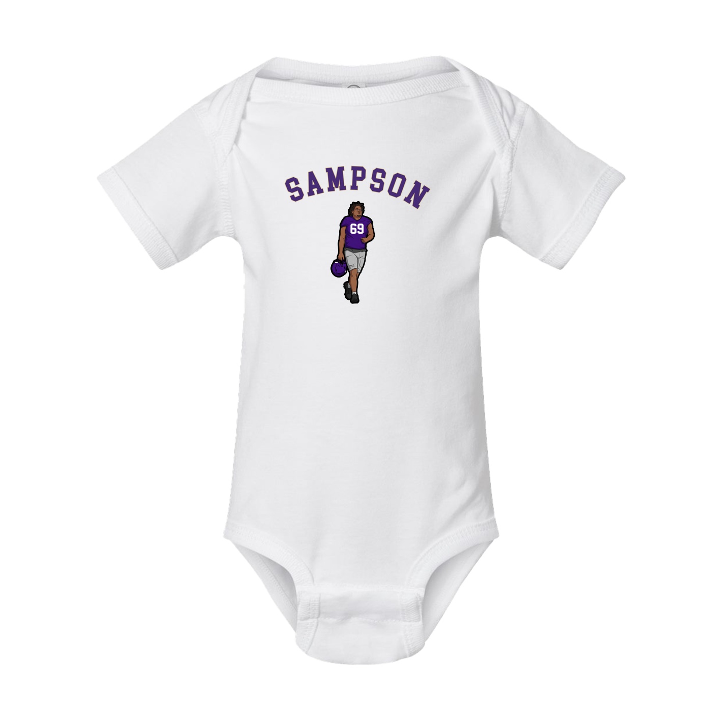 Baby Onesie — Shirsey Arch in White