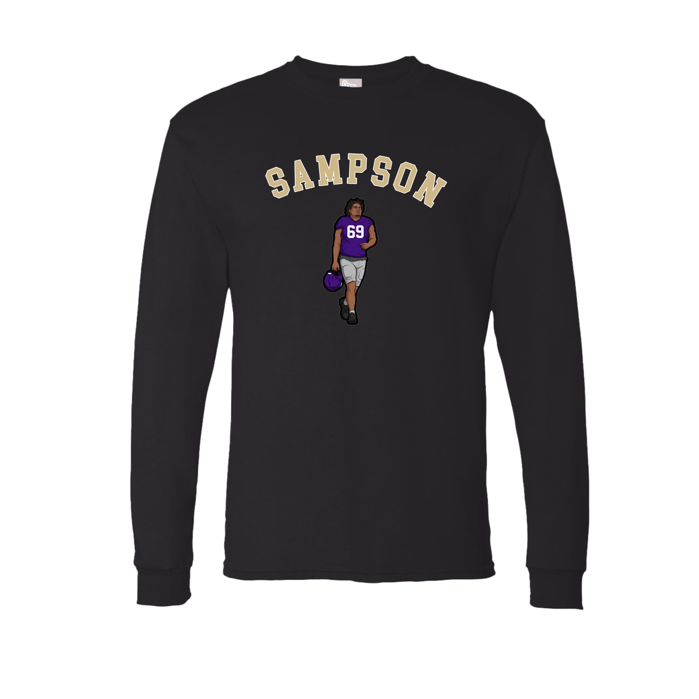 Long Sleeve Tee — Shirsey Arch in Black