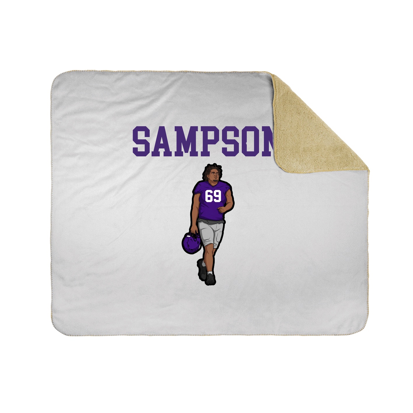 Throw Blanket — Shirsey in White