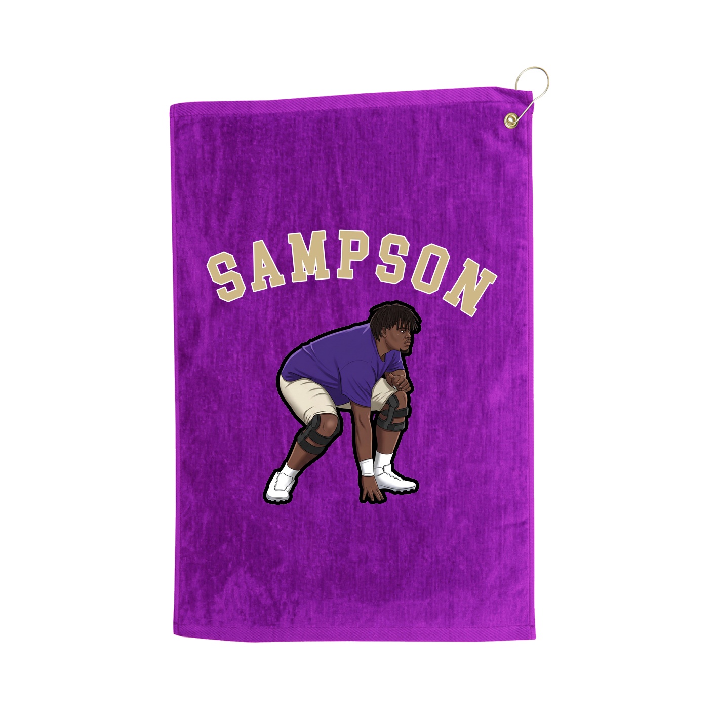 Golf Towel — Shirsey Arch in Purple