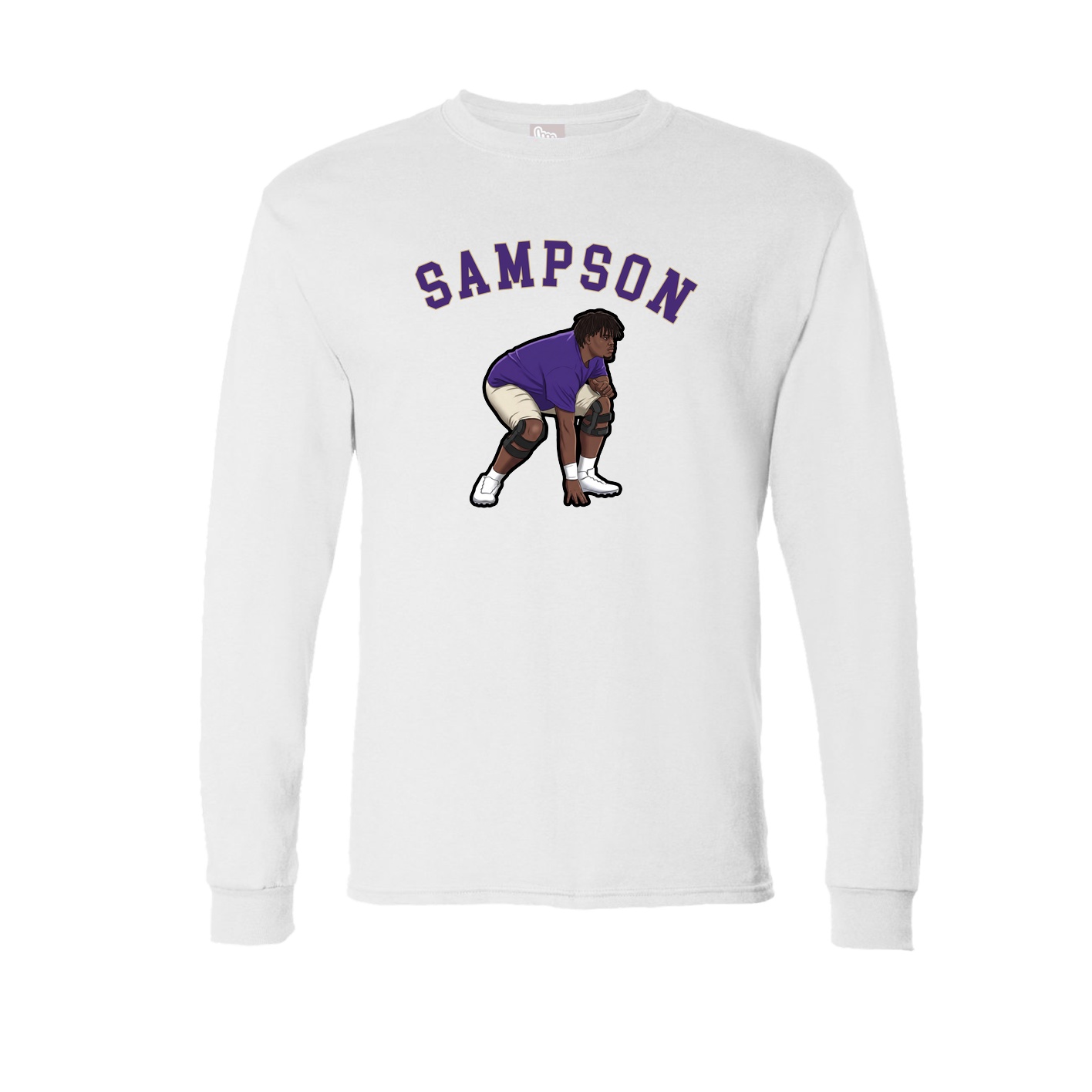 Long Sleeve Tee — Shirsey Arch in White