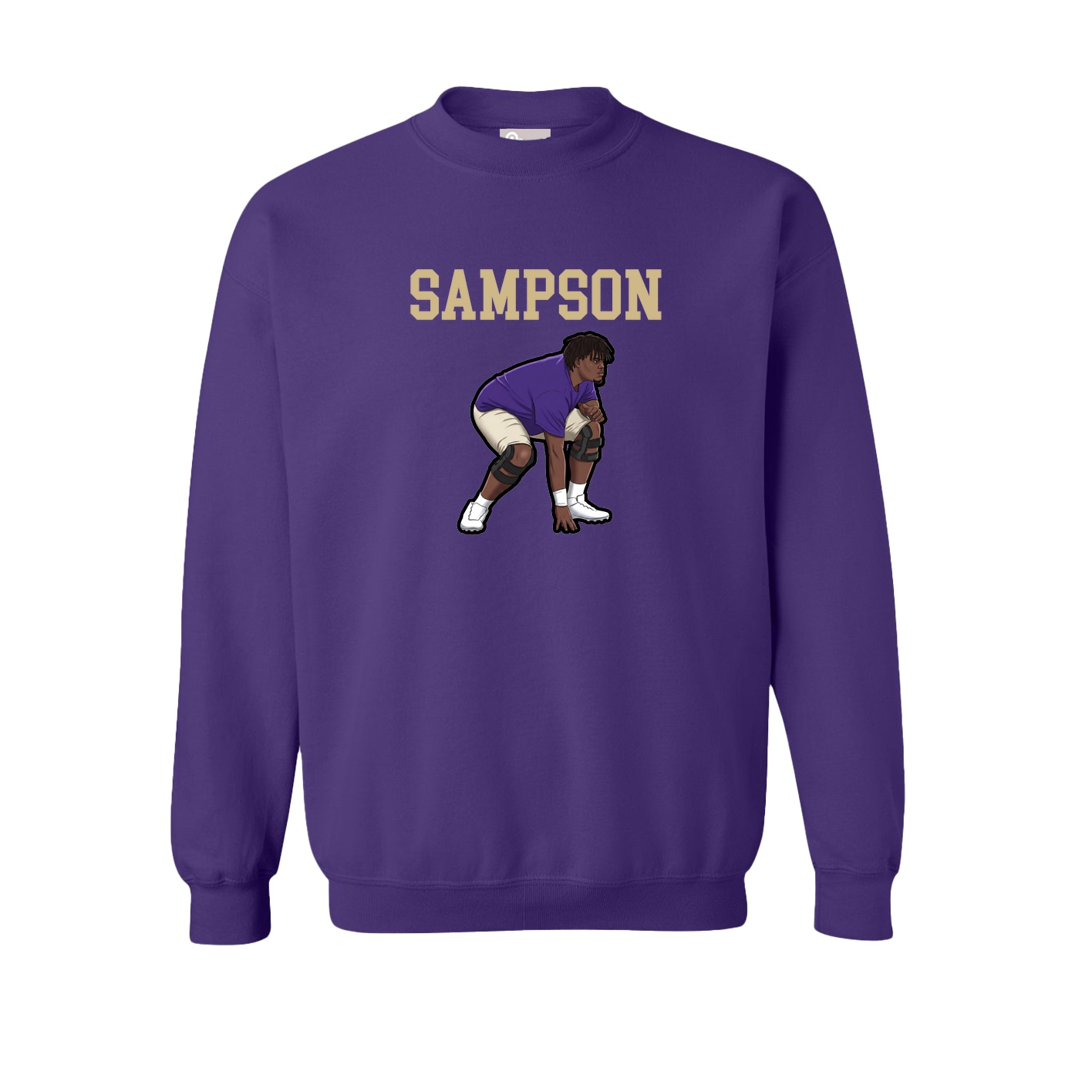 Fleece Crew — Shirsey in Purple