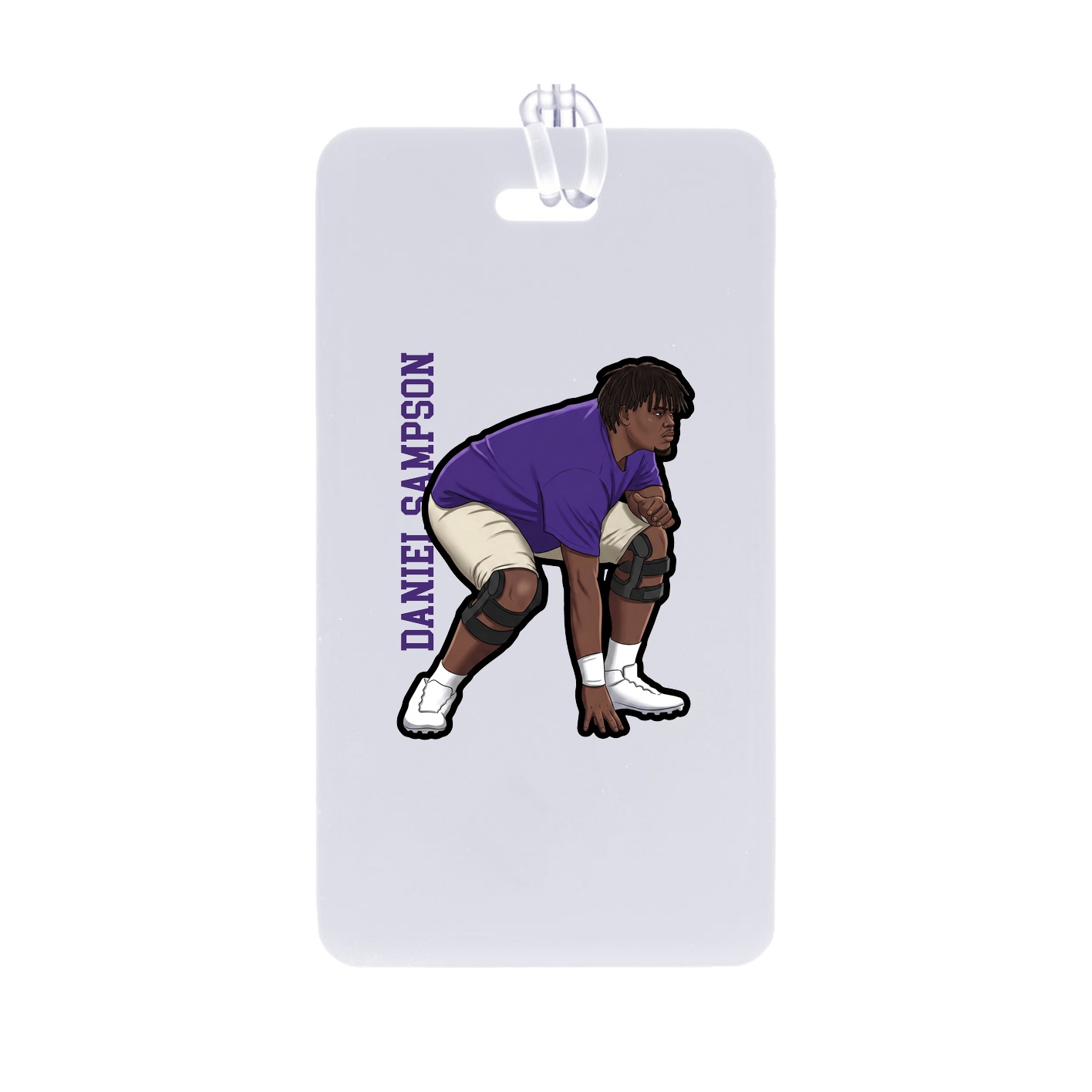 Bag Tag — Name Vertical in Classic