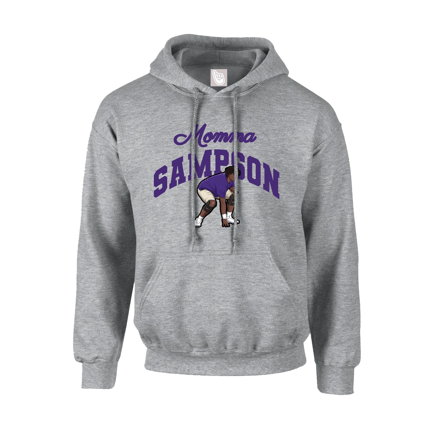 Youth Hoodie — Mothers Day Arch in Grey