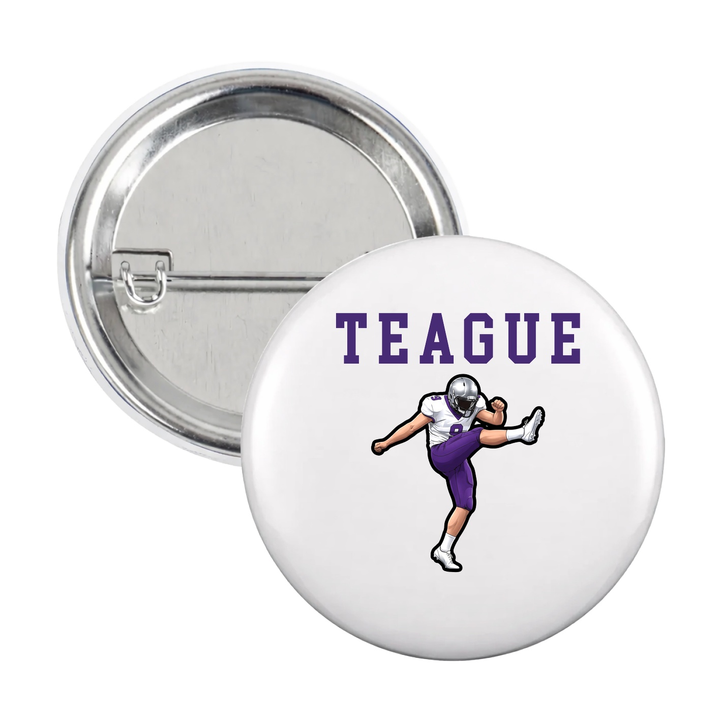 Game Day Button — Shirsey in White