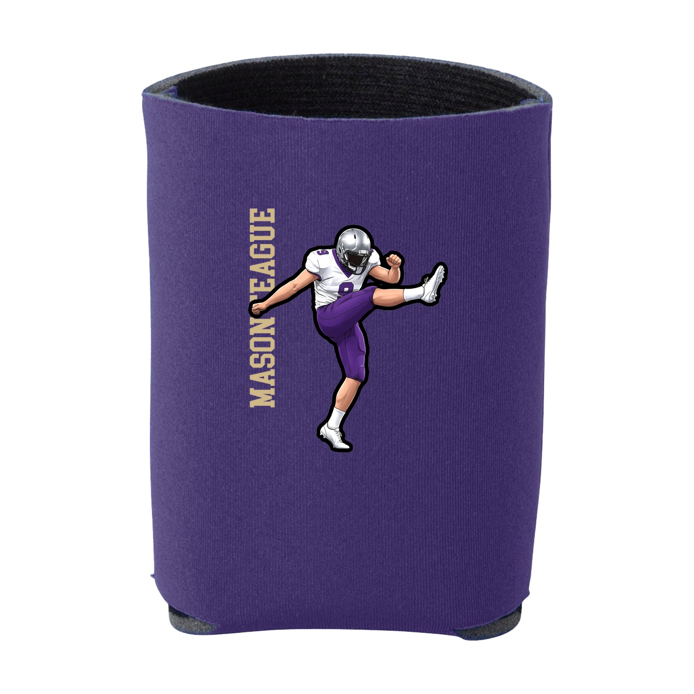 Can Holder — Name Vertical in Purple