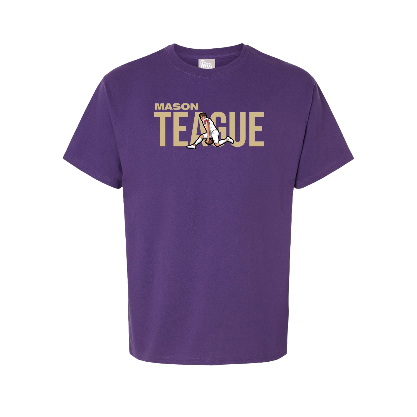 Youth Tee — Player Name in Purple