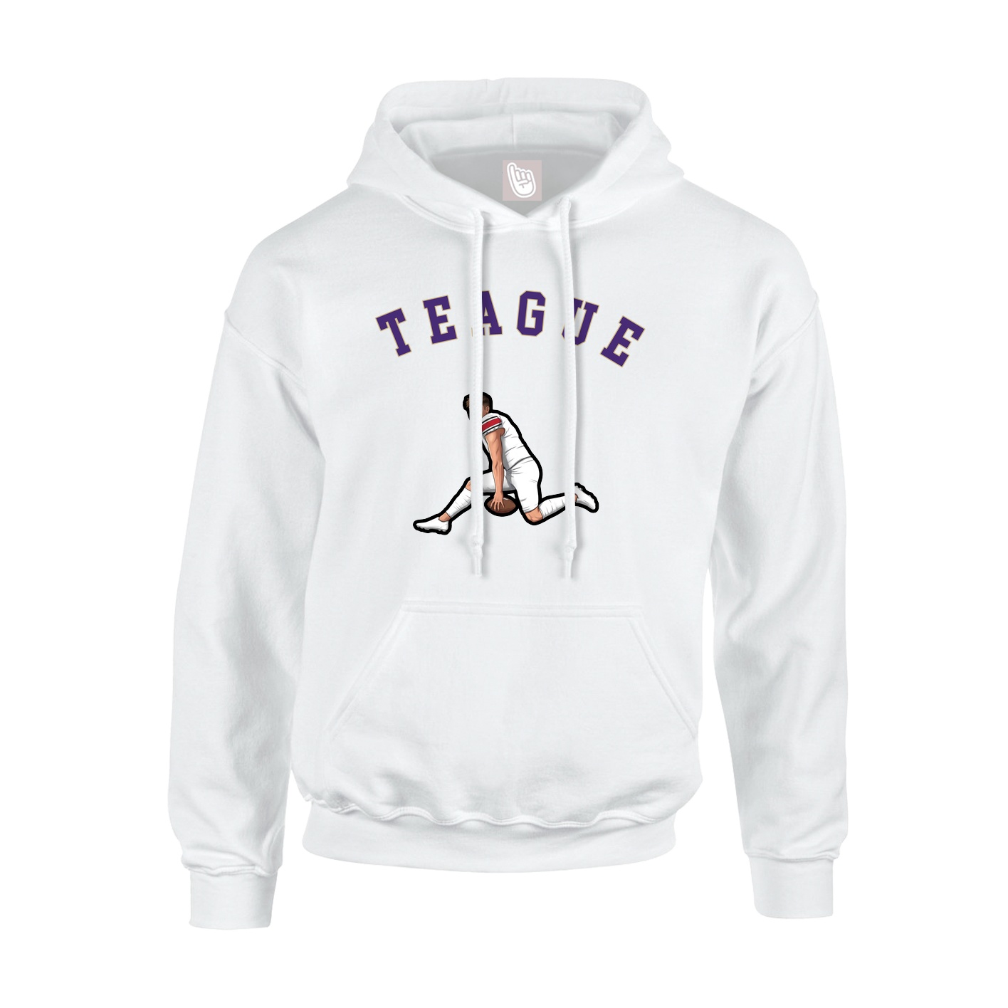 Youth Hoodie — Shirsey Arch in White