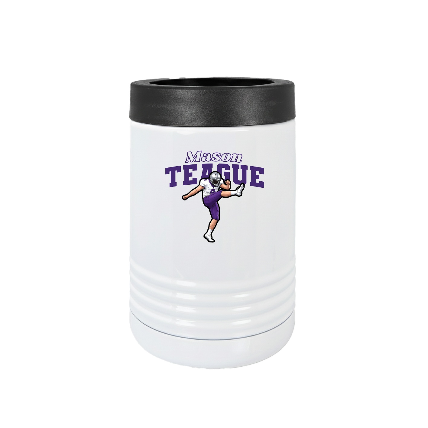 Beverage Holder — Name Arch in White