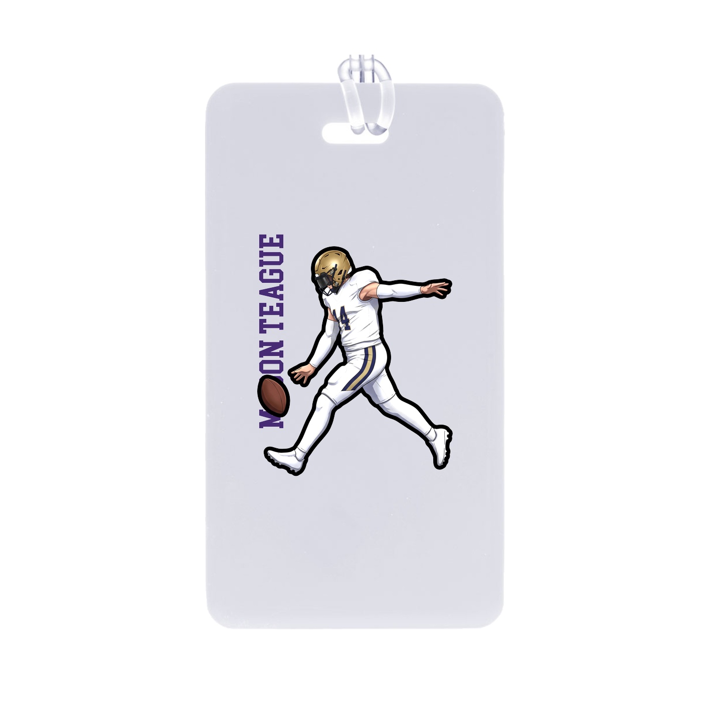Bag Tag — Name Vertical in Classic