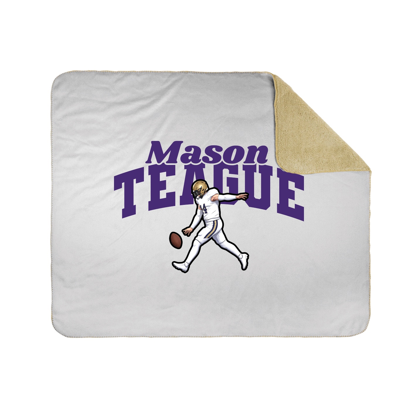 Throw Blanket — Signature Arch in White