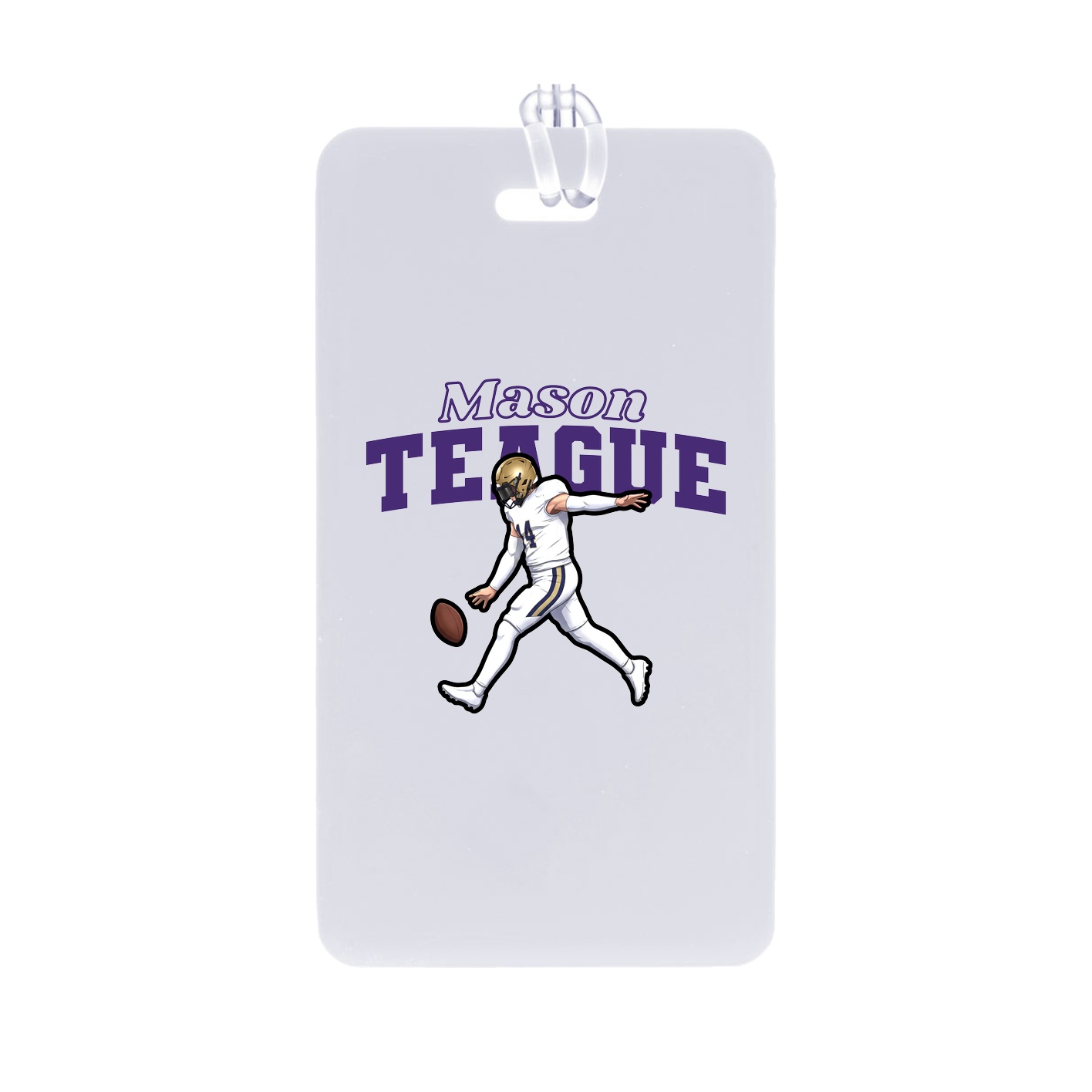 Bag Tag — Name Arch in Classic