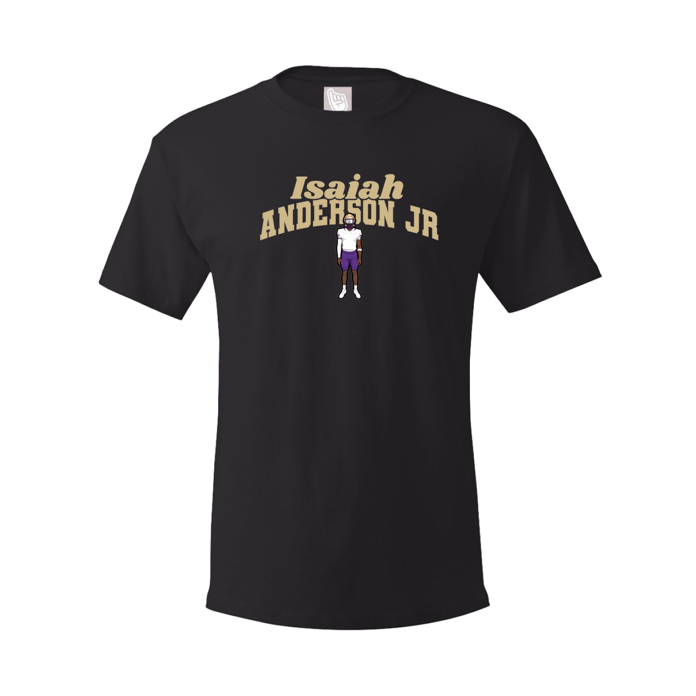 Youth Tee — Signature Arch in Black
