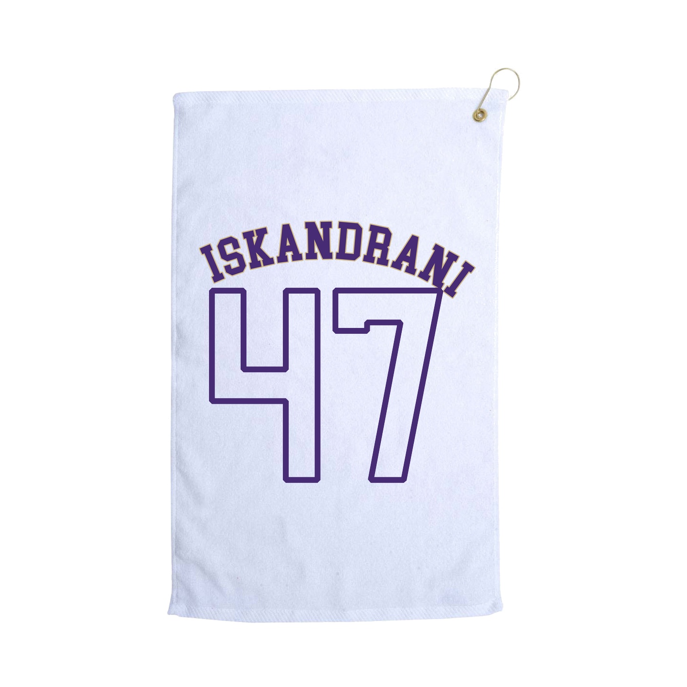 Golf Towel — Shirsey Arch in White