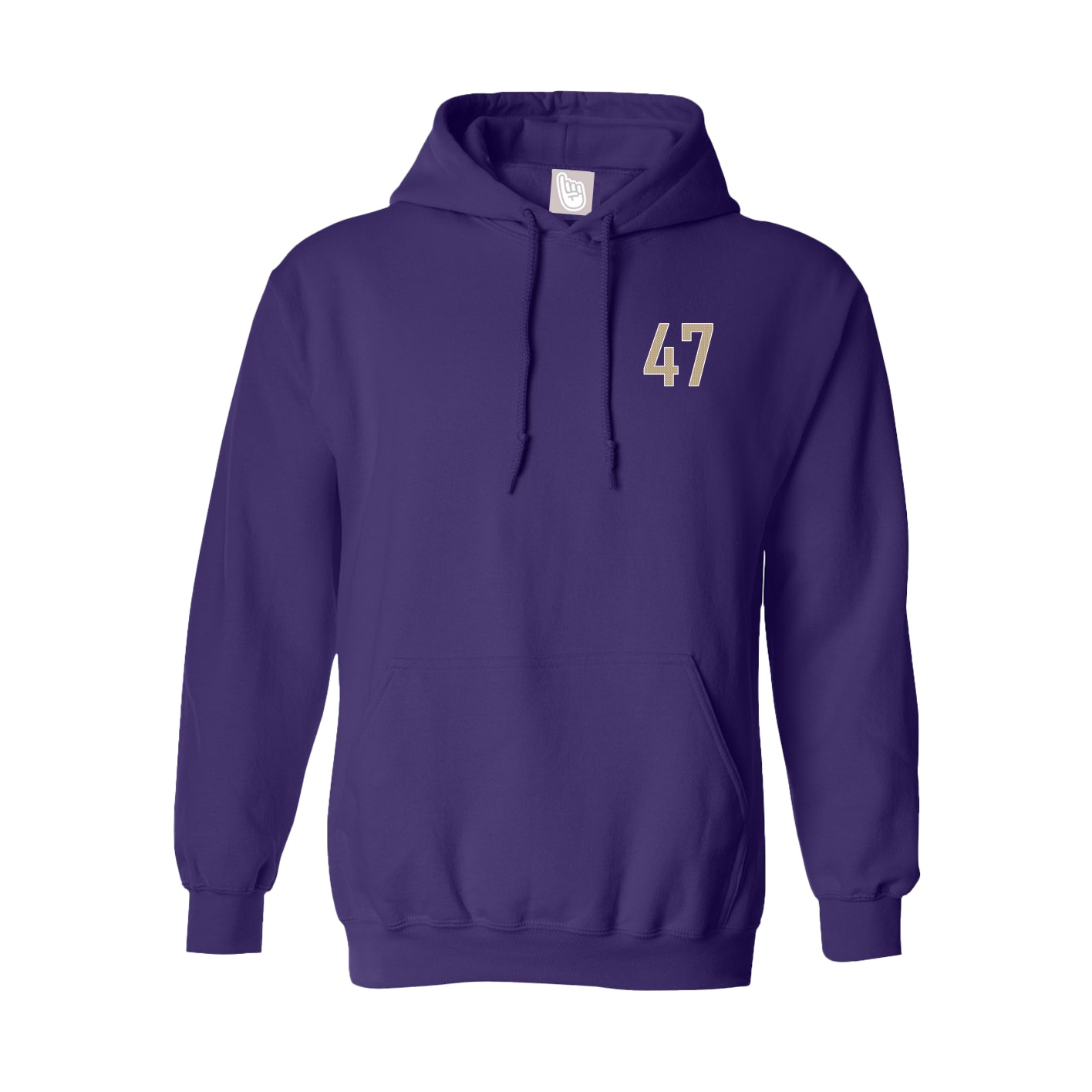 Hoodie — Front Shirsy in Purple