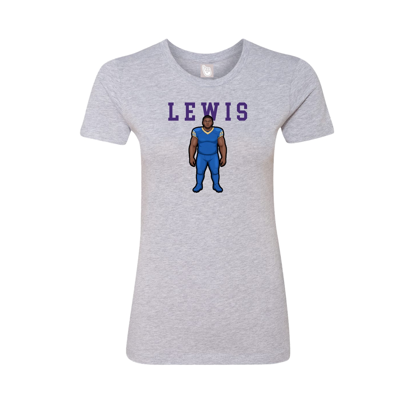 Fitted Women's Tee — Shirsey in Grey