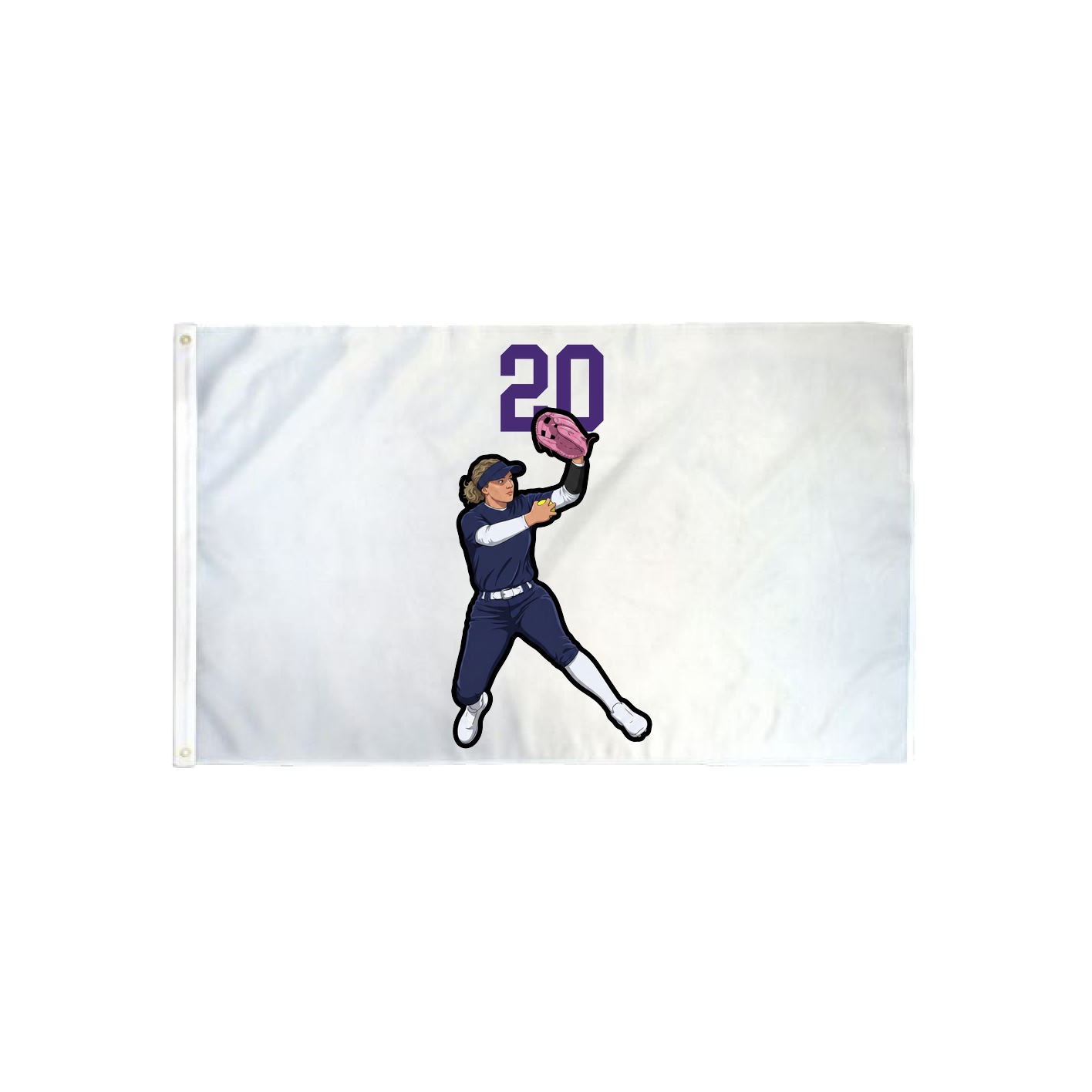 3x5 Flag — Number Top in Classic