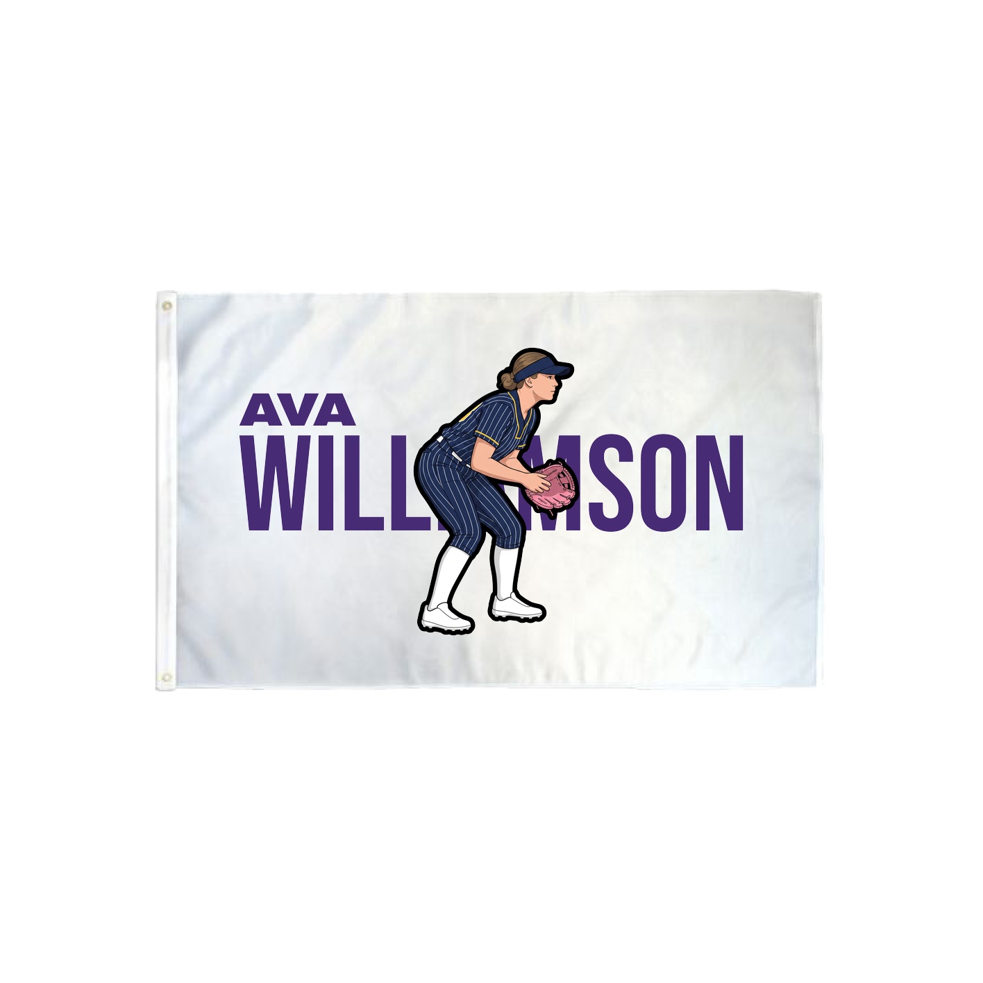 3x5 Flag — Player Name in Classic