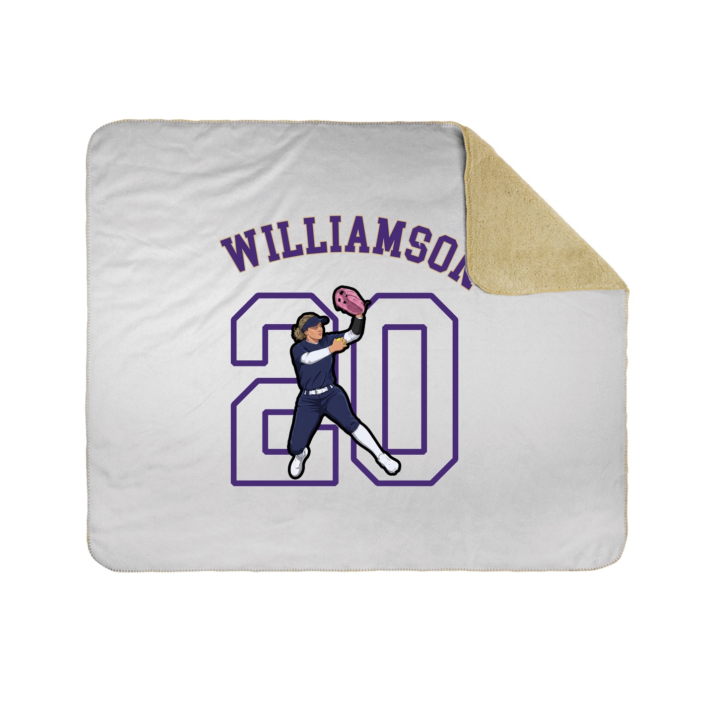 Throw Blanket — Shirsey Arch in White