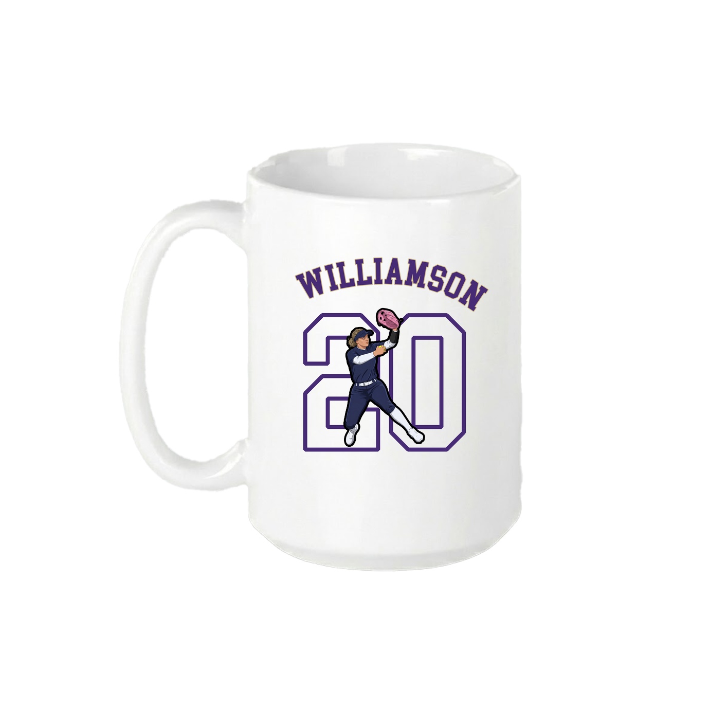 15oz Coffee Mug — Shirsey Arch in White