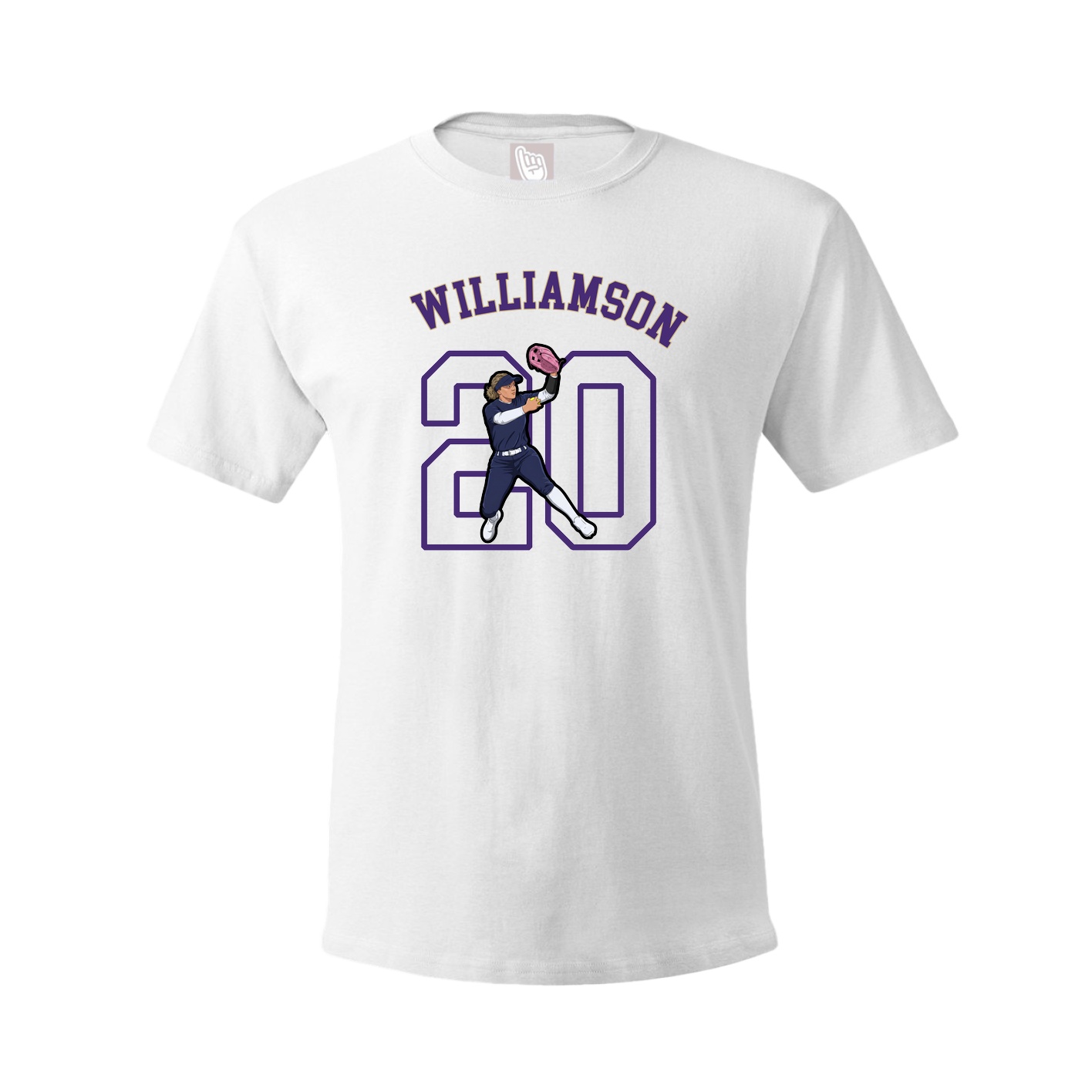 Youth Tee — Shirsey Arch in White
