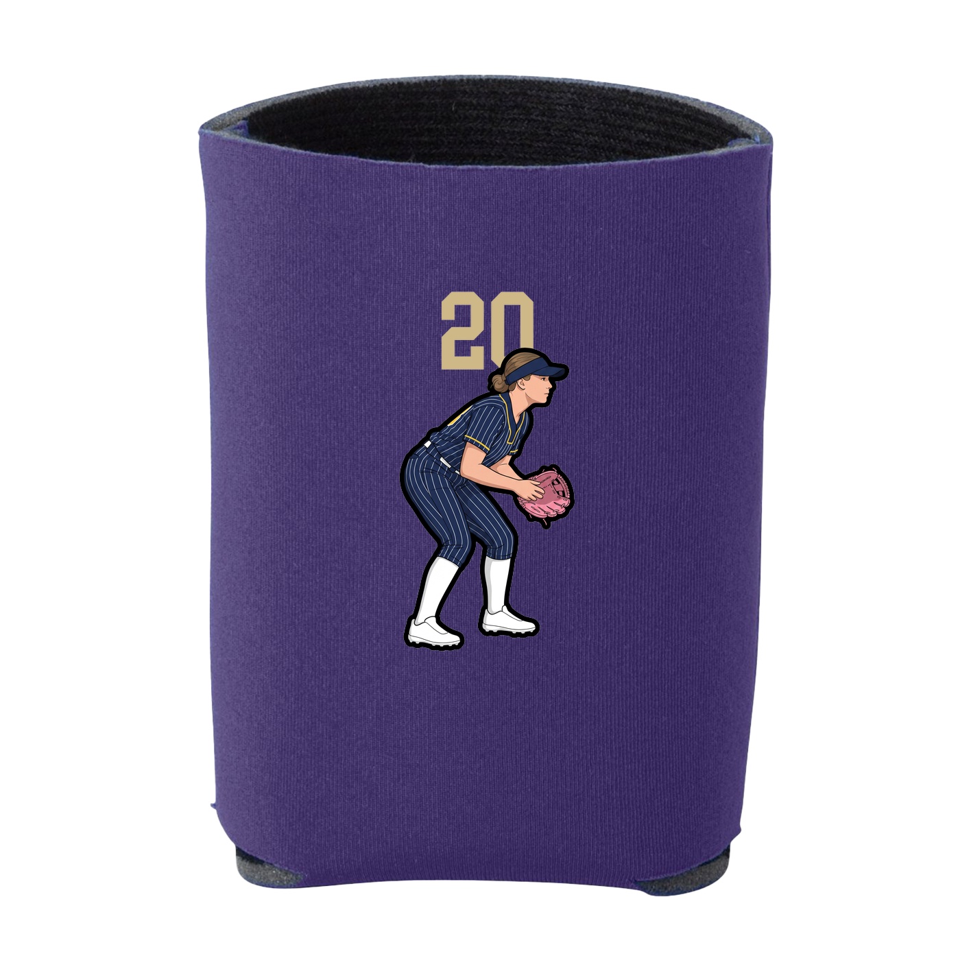 Can Holder — Number Top in Purple