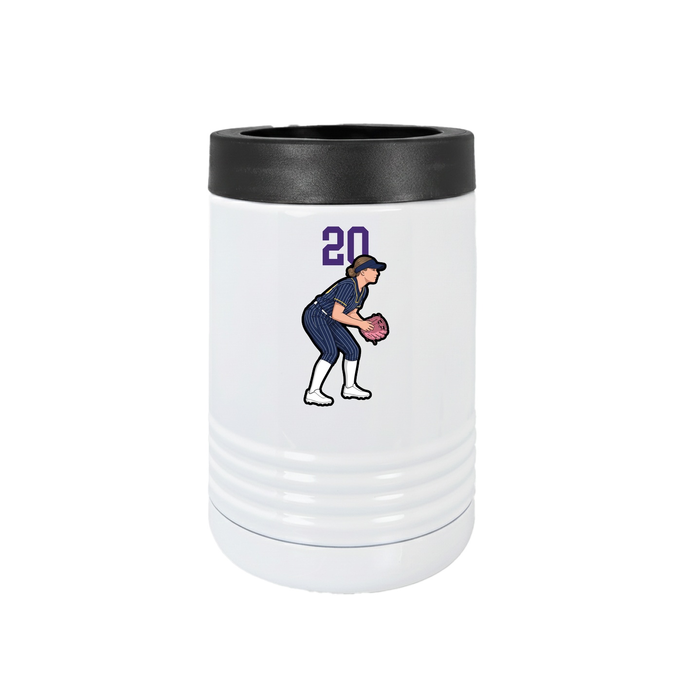 Beverage Holder — Number Top in White