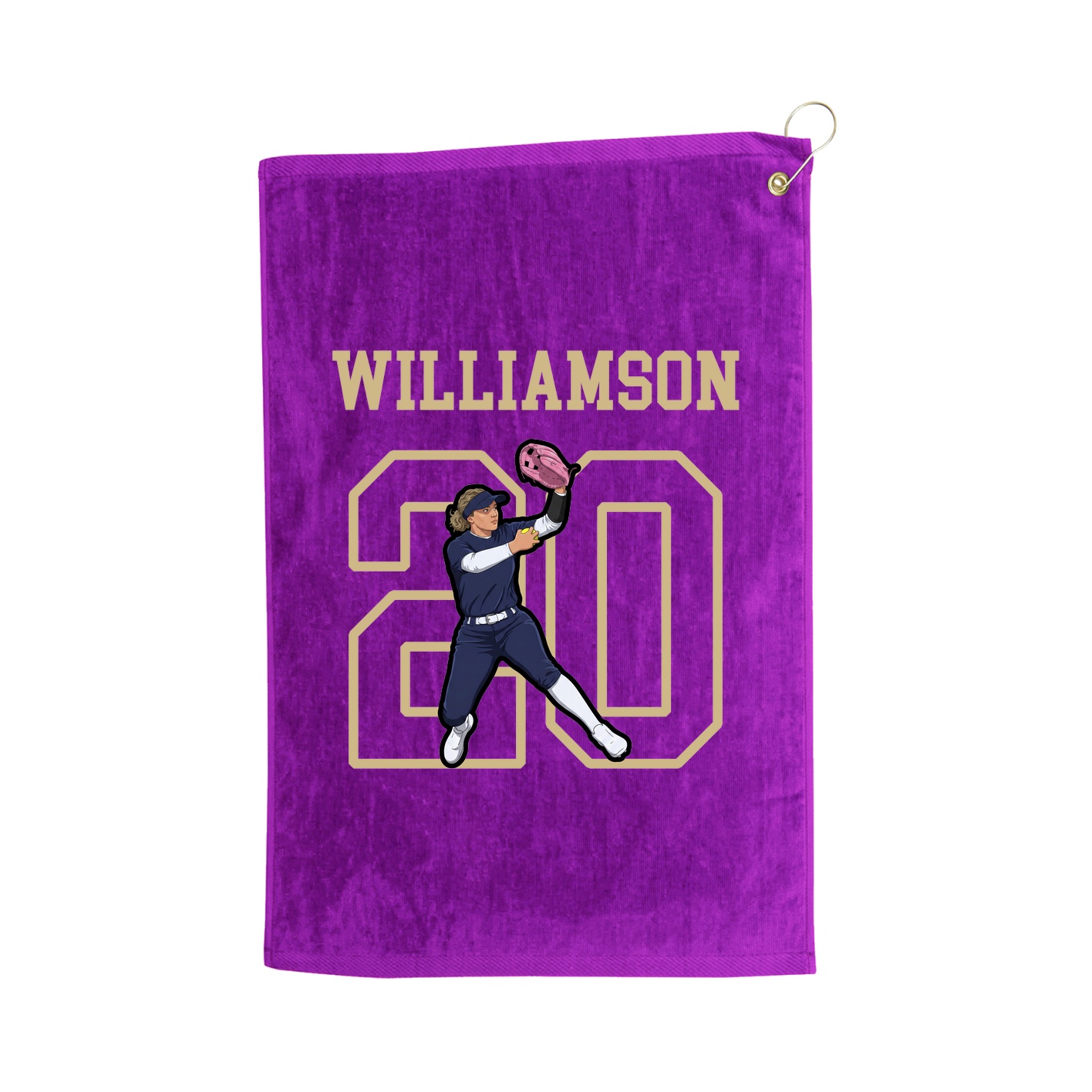 Golf Towel — Shirsey in Purple