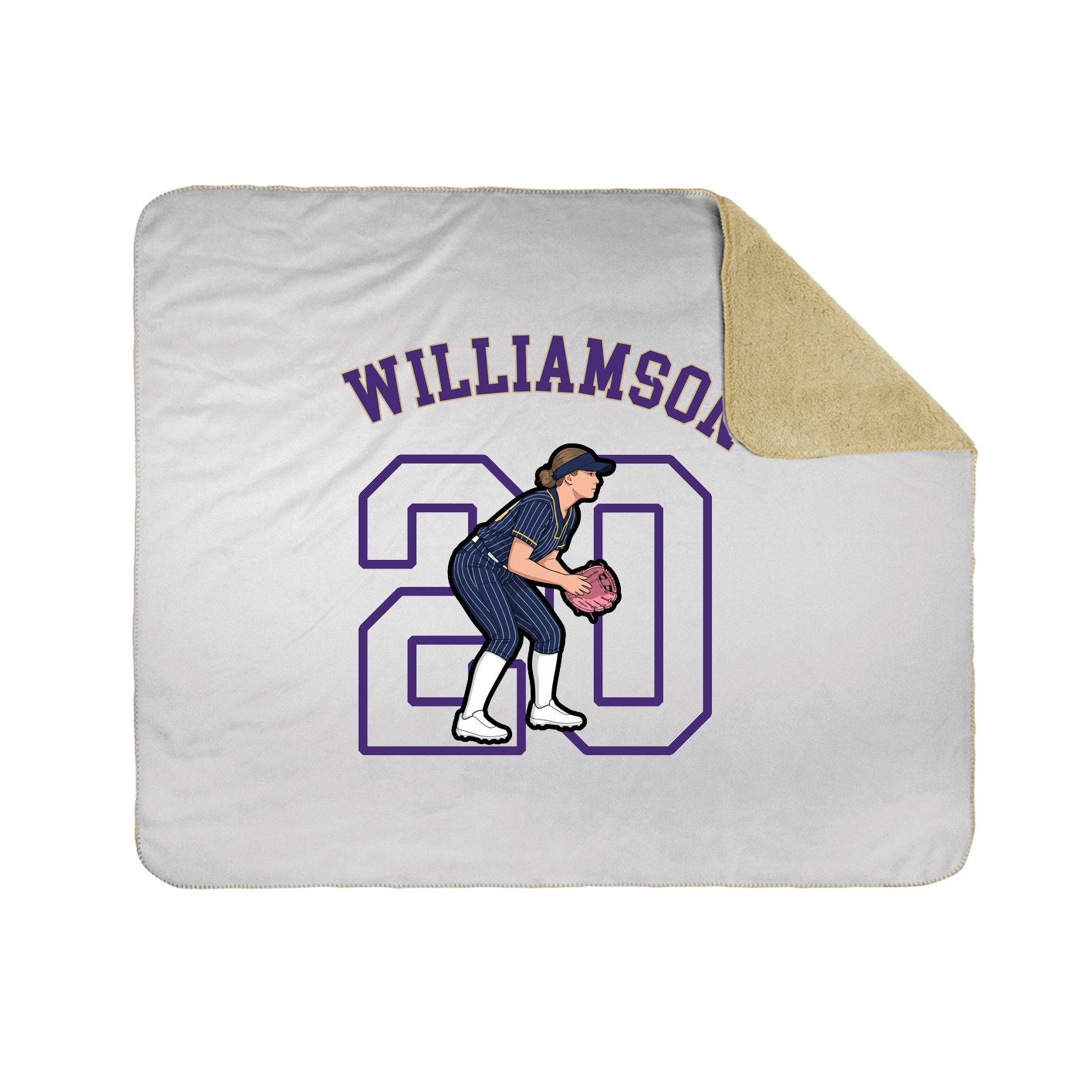 Throw Blanket — Shirsey Arch in White